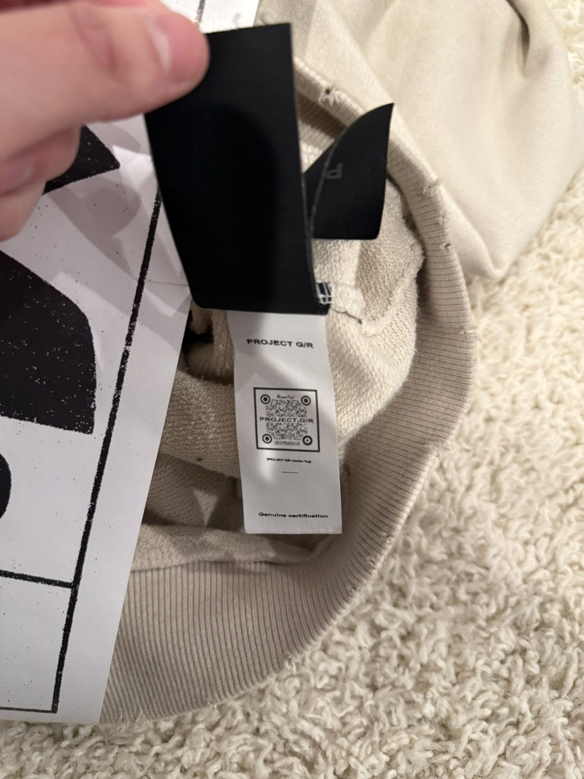 PROJECT G/R Project GR Corso Como Dirty Hoodie Zip Up Size US S / EU 44-46 / 1 - 15 Thumbnail