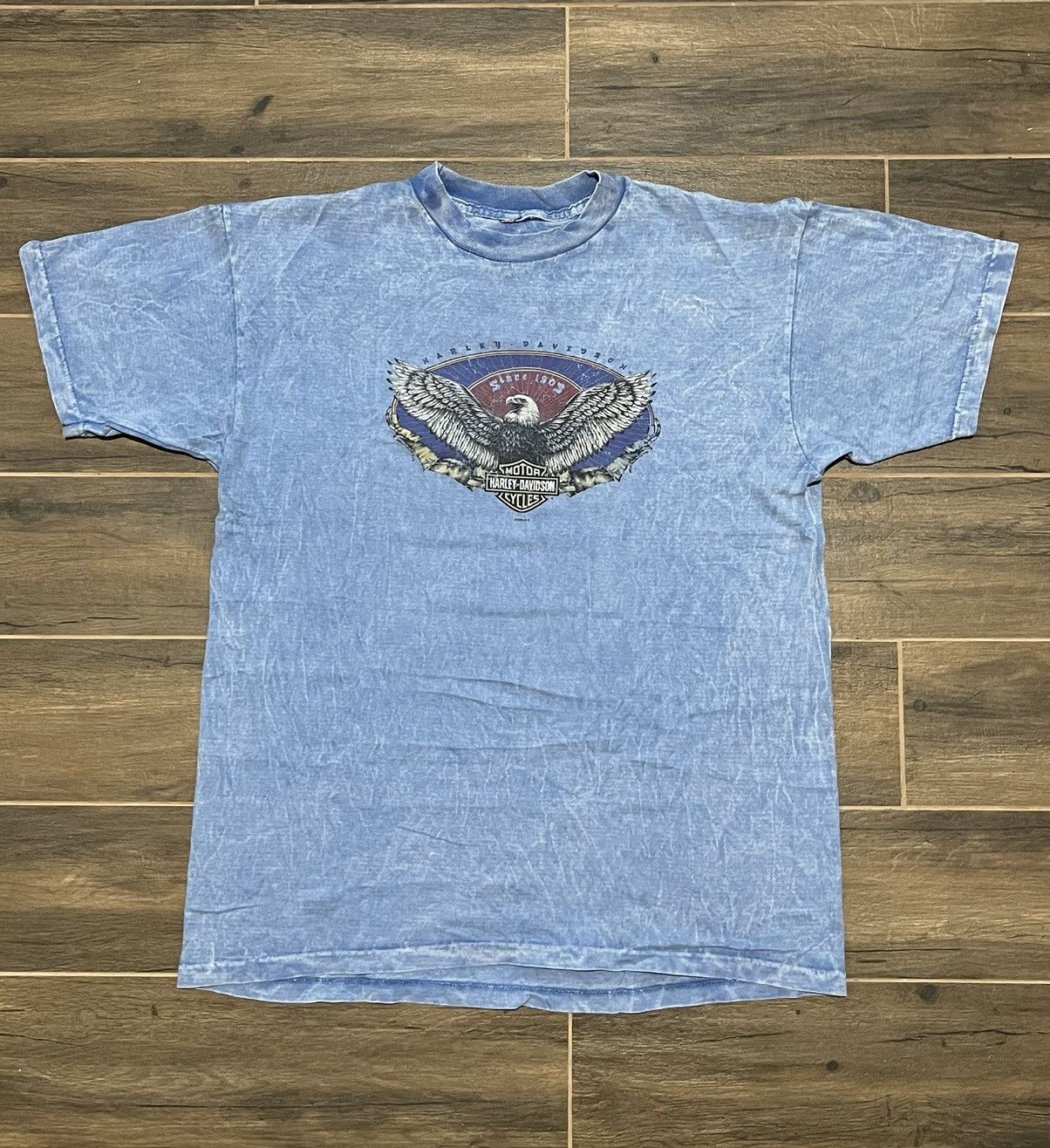 Harley Davidson × Vintage Vintage 90’s Harley Davidson Portugal T Shirt Size US XL / EU 56 / 4 - 1 Thumbnail