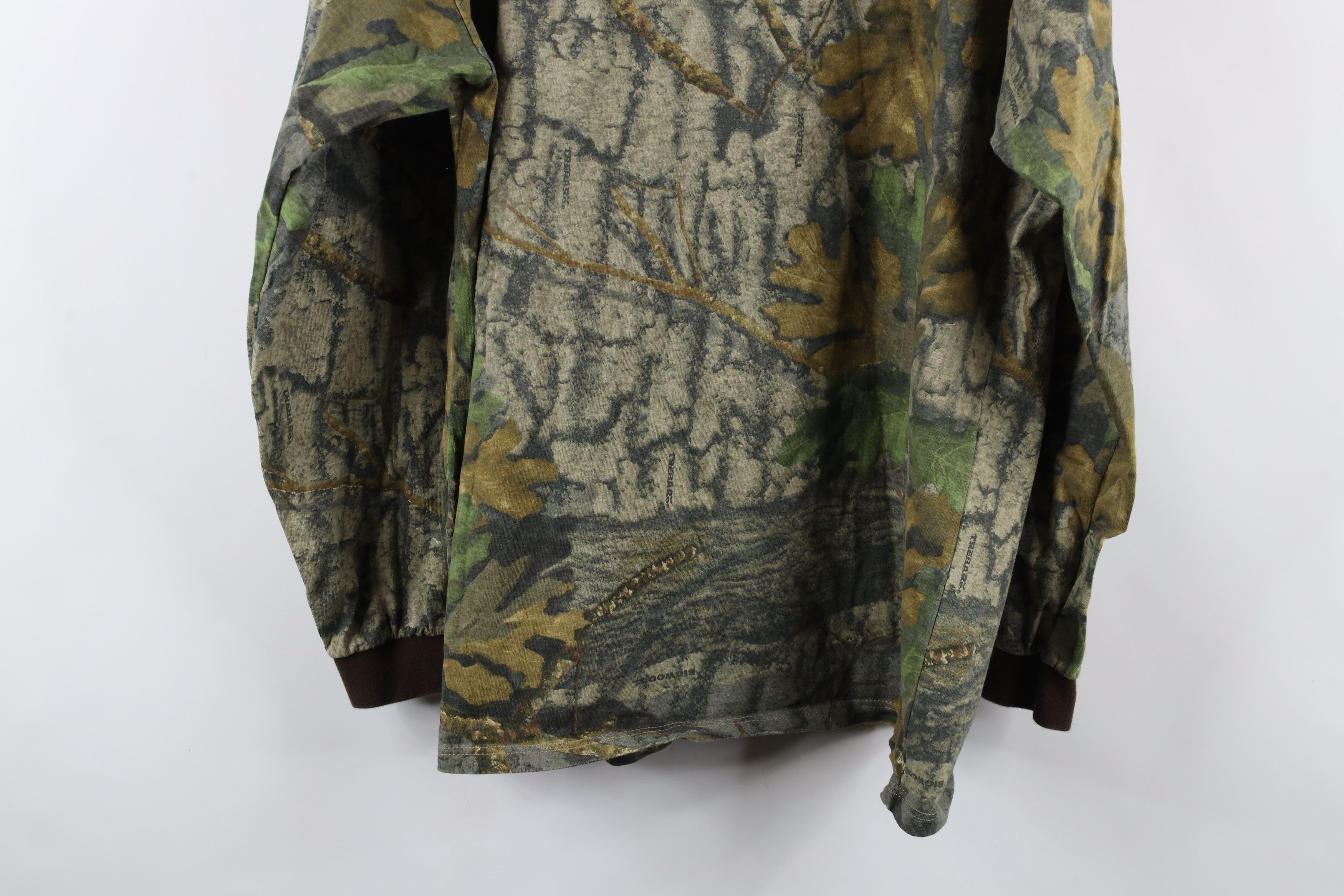 Vintage Vintage 90s Streetwear Camouflage Long Sleeve T-Shirt Cotton Size US XL / EU 56 / 4 - 11 Thumbnail