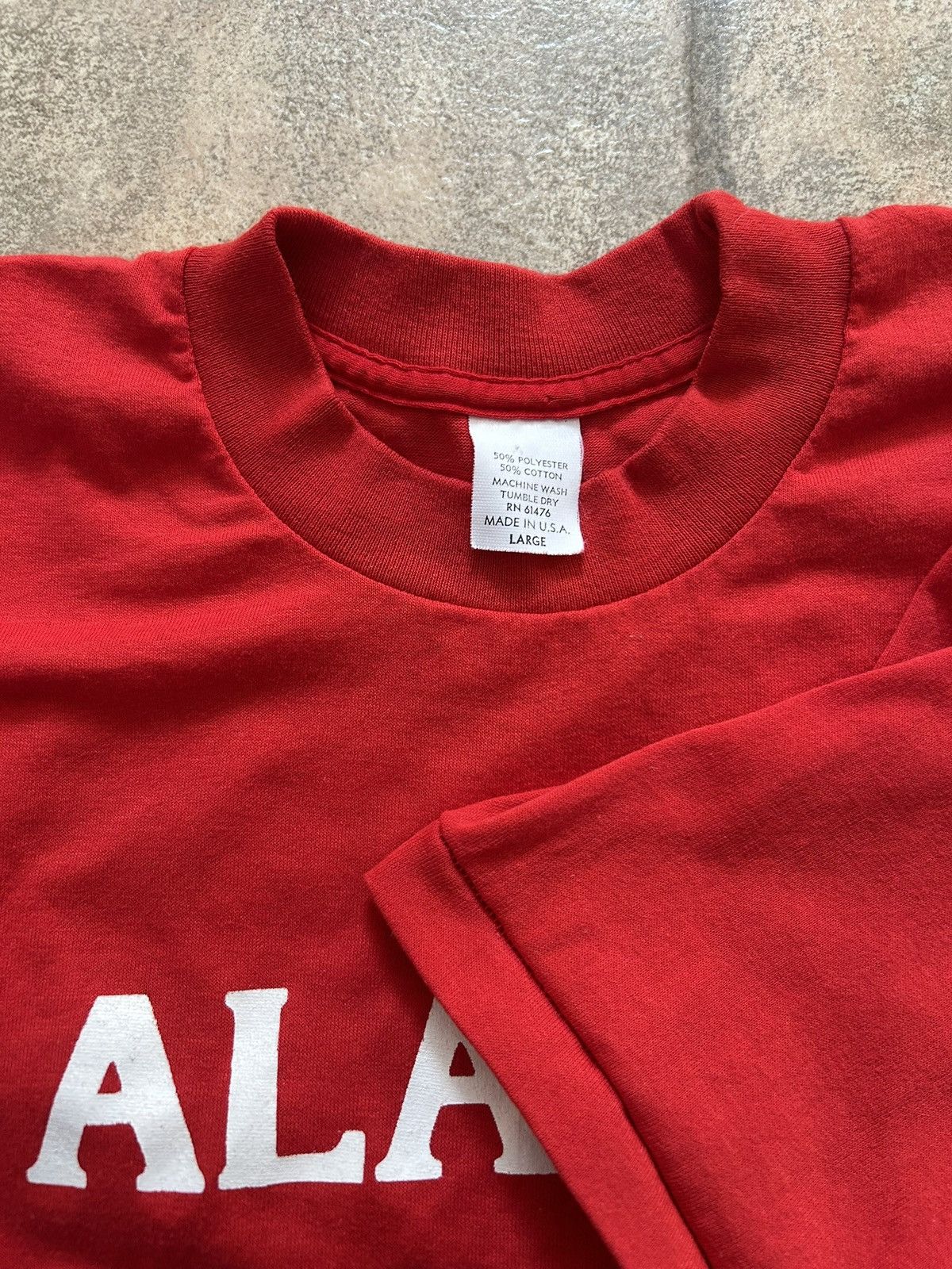 Vintage Vintage 1980s single stitched Alaska Solidarity tshirt Size US L / EU 52-54 / 3 - 2 Thumbnail