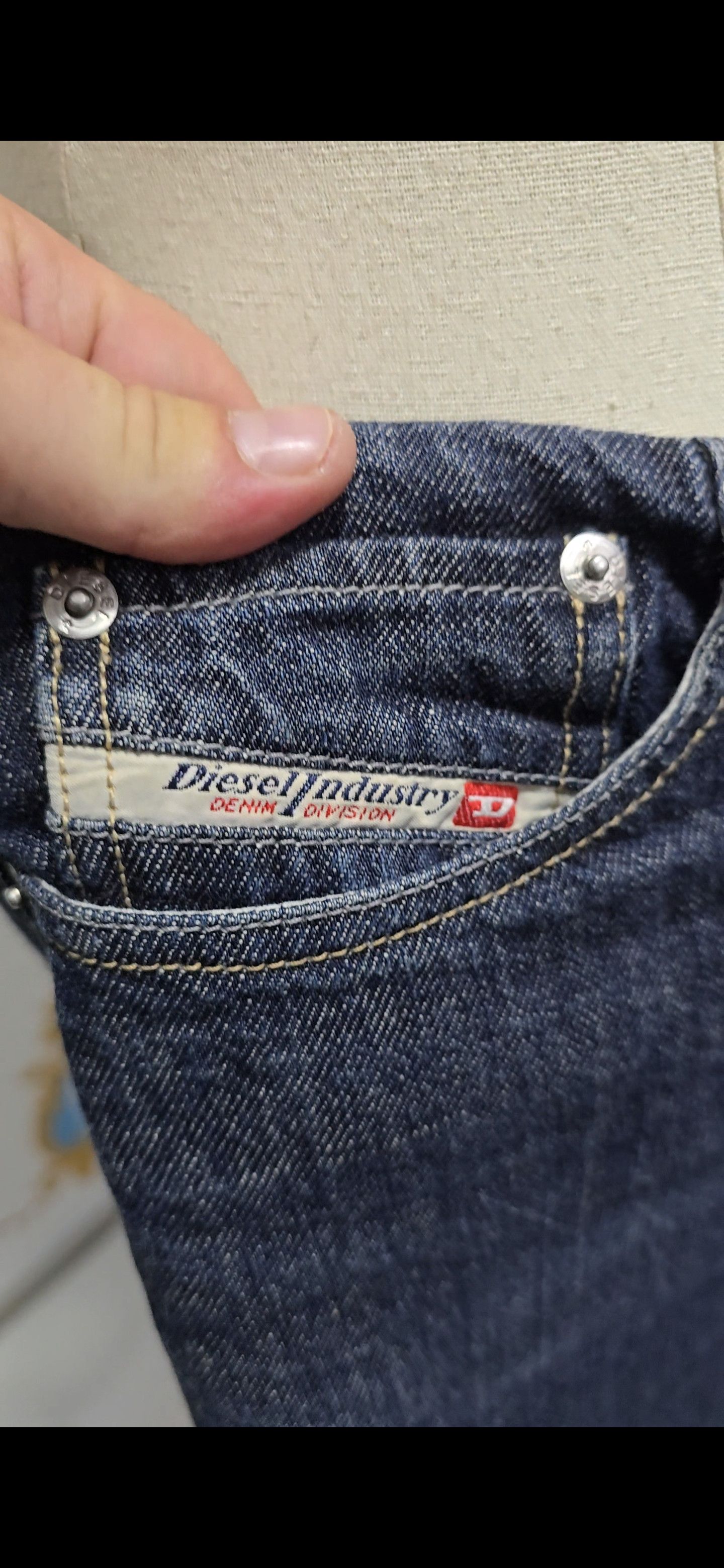 Diesel × Vintage DIESEL jeans skirt women size Medium ,rare beautiful Size 29" - 3 Thumbnail