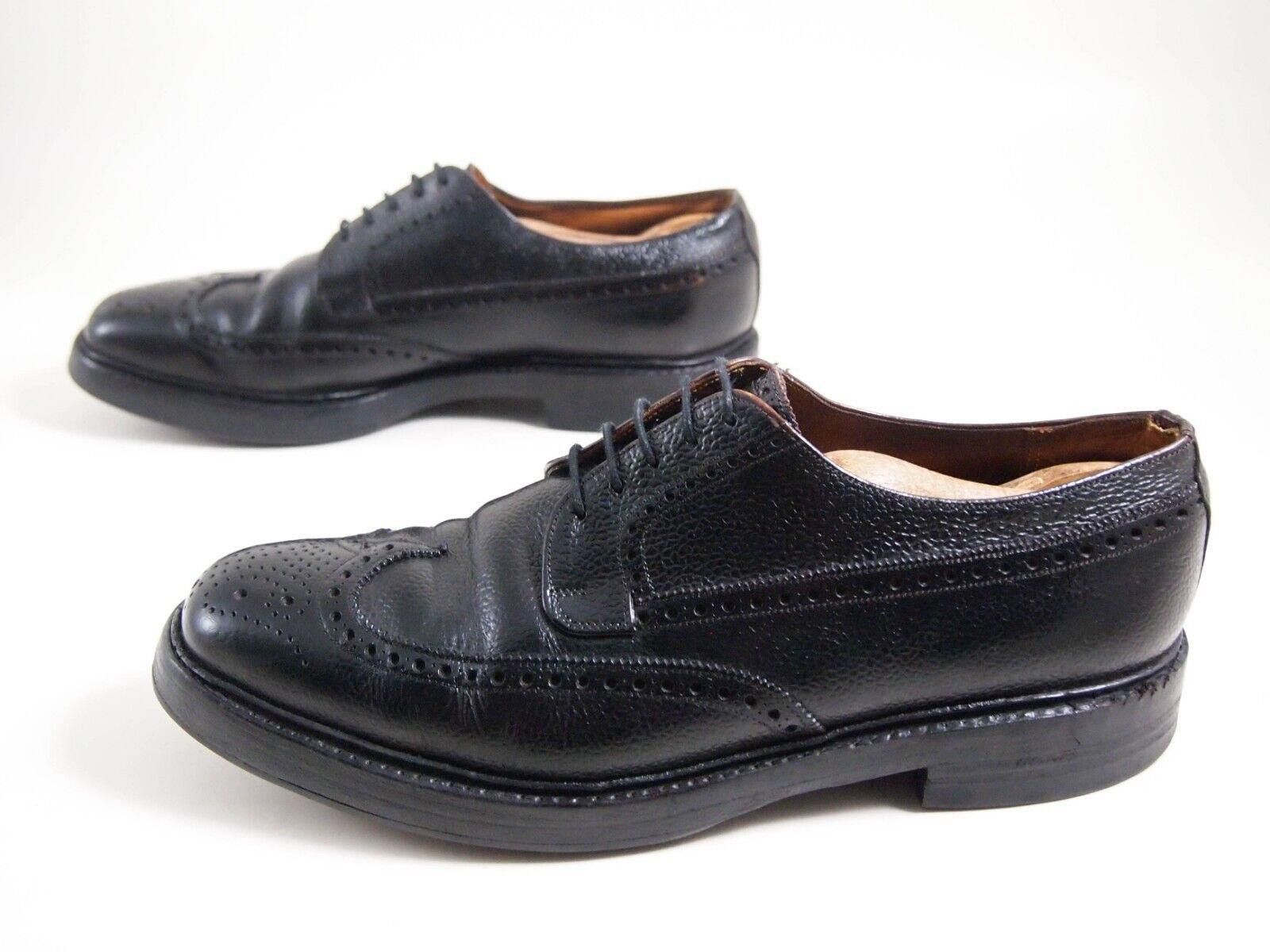 Crockett & Jones Crockett Jones Brogues Black Scotchgrain Leather US 9 EU 42 Size US 8 / EU 41 - 2 Thumbnail