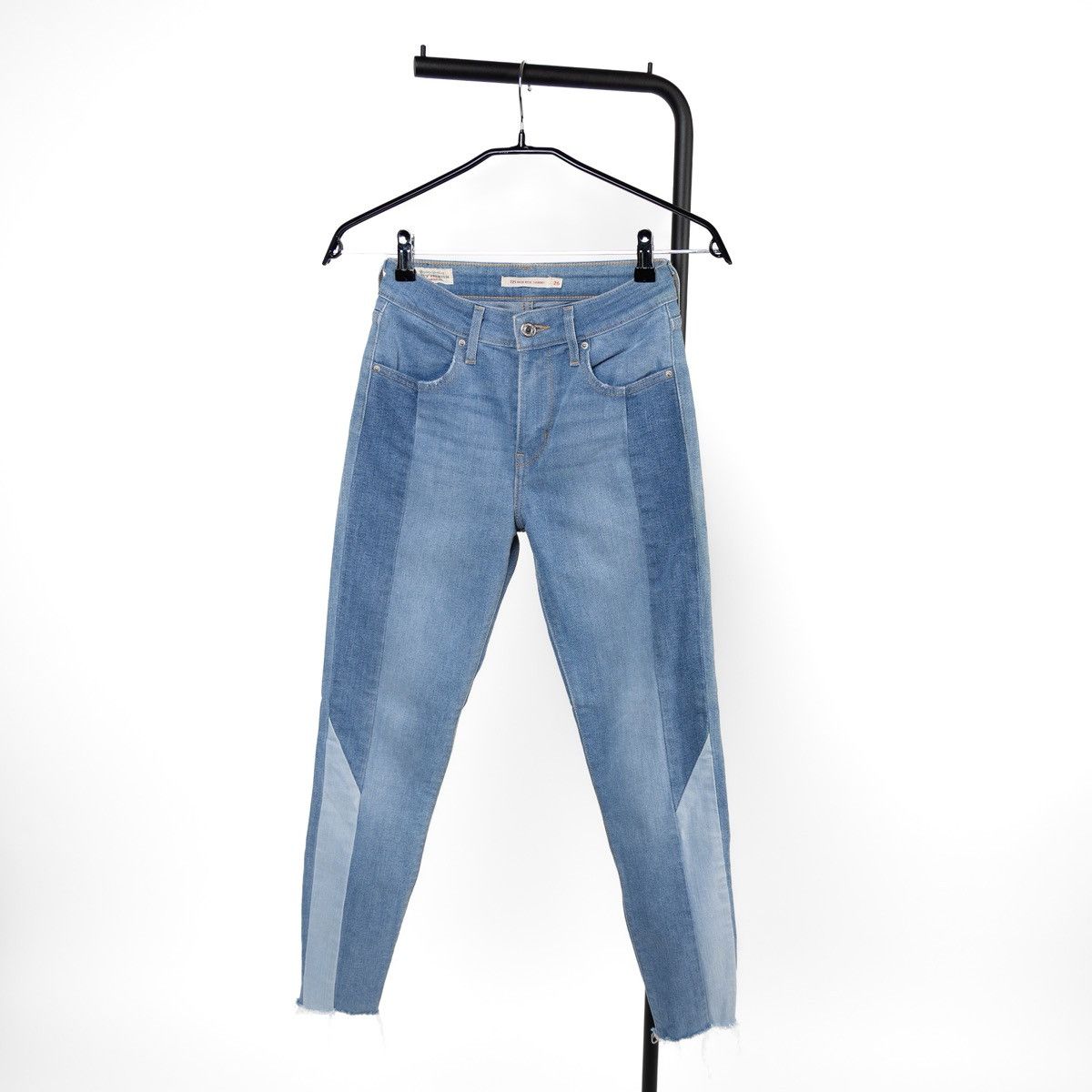 Levi's Levis 721 High Rise Skinny Womens Jeans Blue Premium Stretch Size 27" / US 4 / IT 40 - 1 Thumbnail