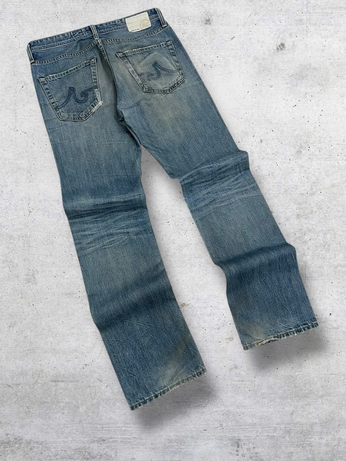 AG Adriano Goldschmied VINTAGE AG ADRIANO GOLDSHMIED MUDWASH RIPPING OG STYLE DENIM Size US 32 / EU 48 - 9 Thumbnail