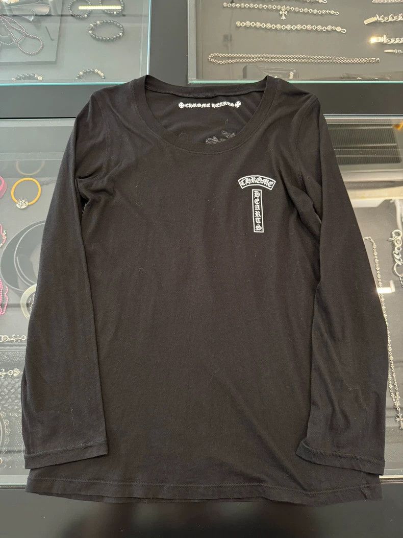 Chrome Hearts Chrome Hearts Black Matty Graffiti Long Sleeve-yf Size US S / EU 44-46 / 1 - 1 Thumbnail