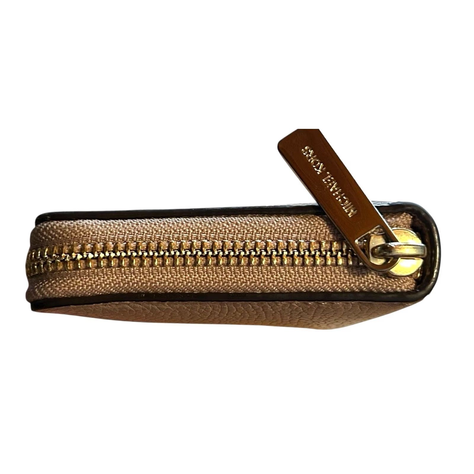 Michael Kors Michael Kors ADELE ZA CONTINENTAL Large Leather Wallet Fawn Beige Brown Womens Size ONE SIZE - 5 Thumbnail