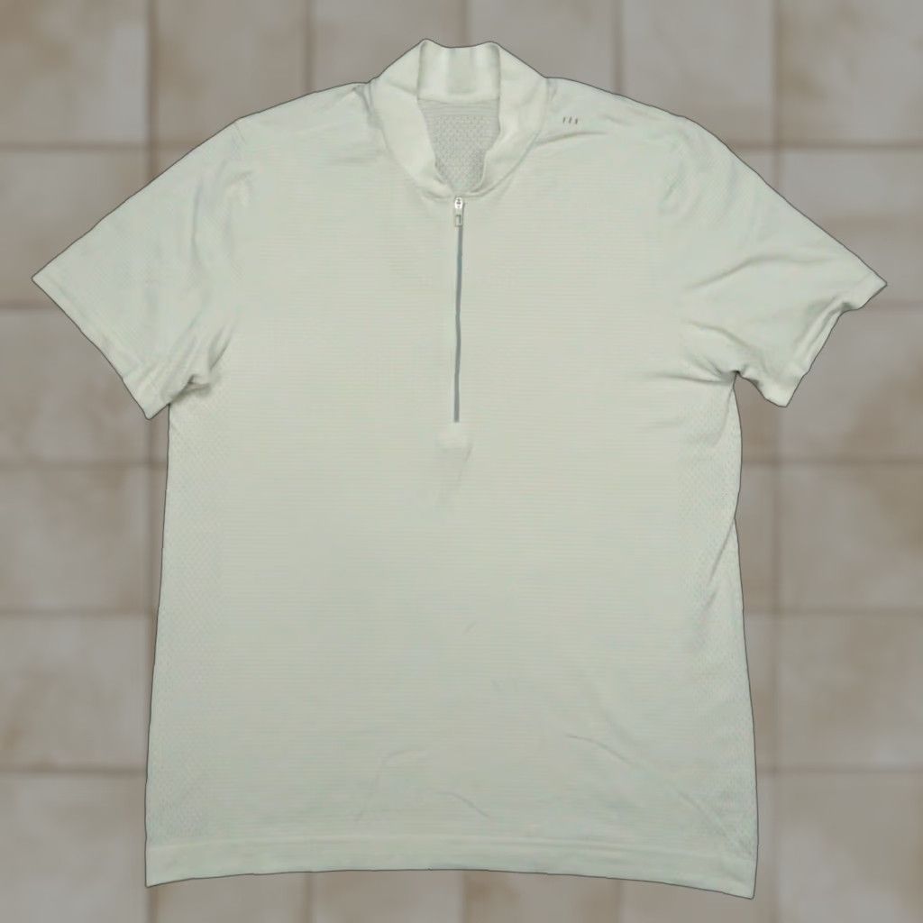 Lululemon Lululemon Metal Vent Pullover Mens Large Green Short Sleeve 1/4 Zip Breathable Lightweight Gym Running Size US L / EU 52-54 / 3 - 1 Thumbnail