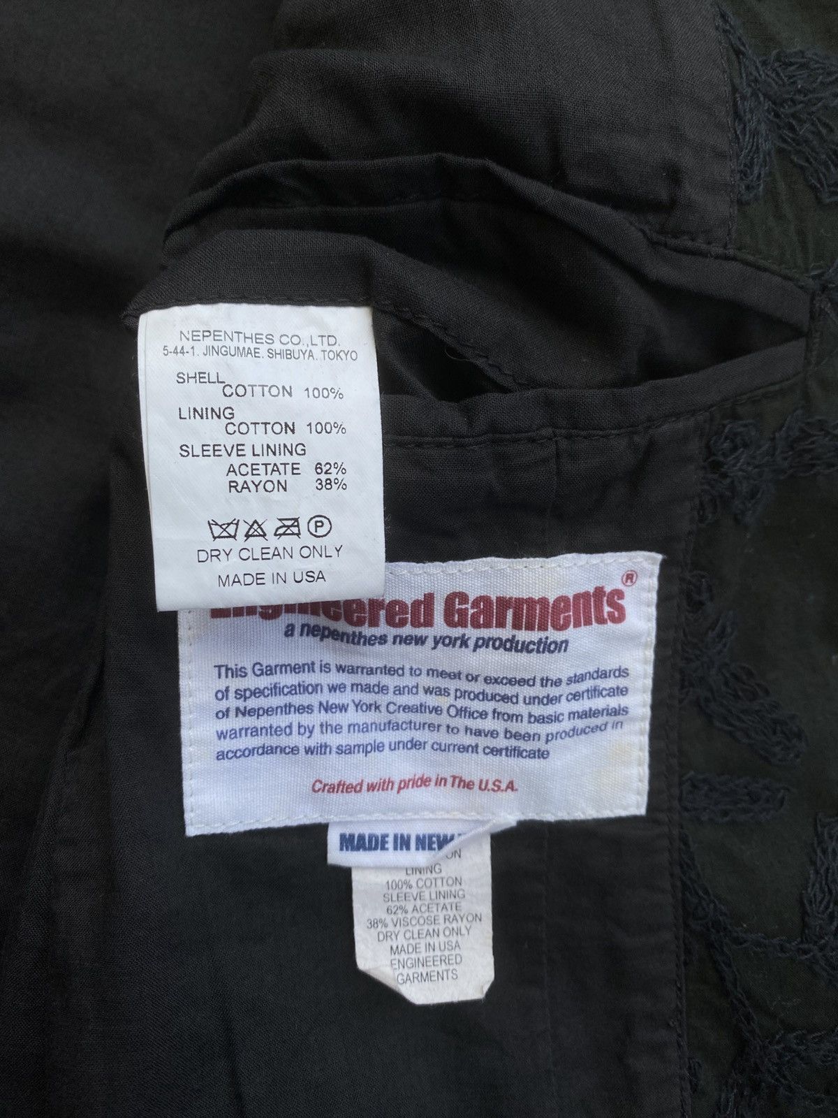 Engineered Garments Engineered Garments Chain Stitch Florals Embroidery Jacket Size XS / US 0-2 / IT 36-38 - 21 Thumbnail
