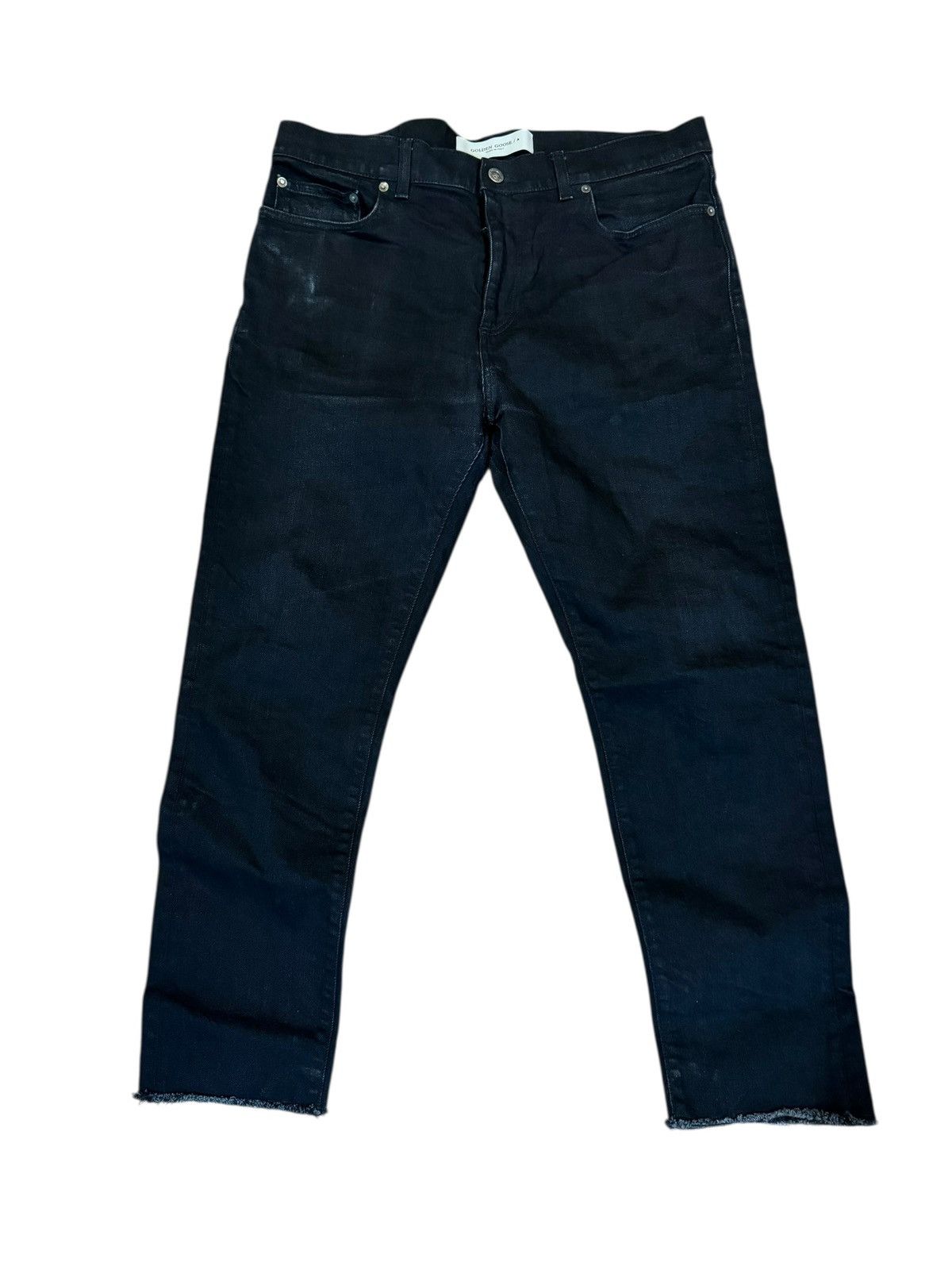 Golden Goose Mens Black Slim Jeans