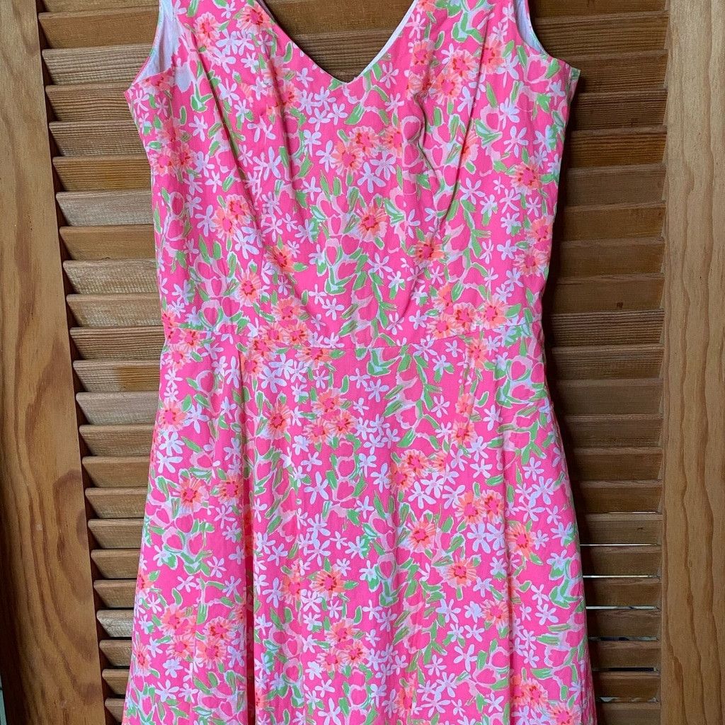 Lilly Pulitzer Lilly Pulitzer Freja Dress 4 Everything Nice Pink Floral Size S / US 4 / IT 40 - 1 Thumbnail