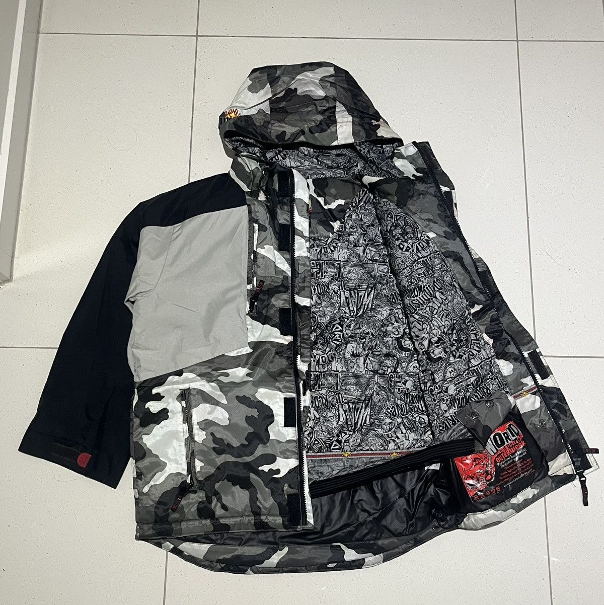 World Industries Vintage 90s World Industries Camo Jacket Size US XS / EU 42 / 0 - 1 Thumbnail