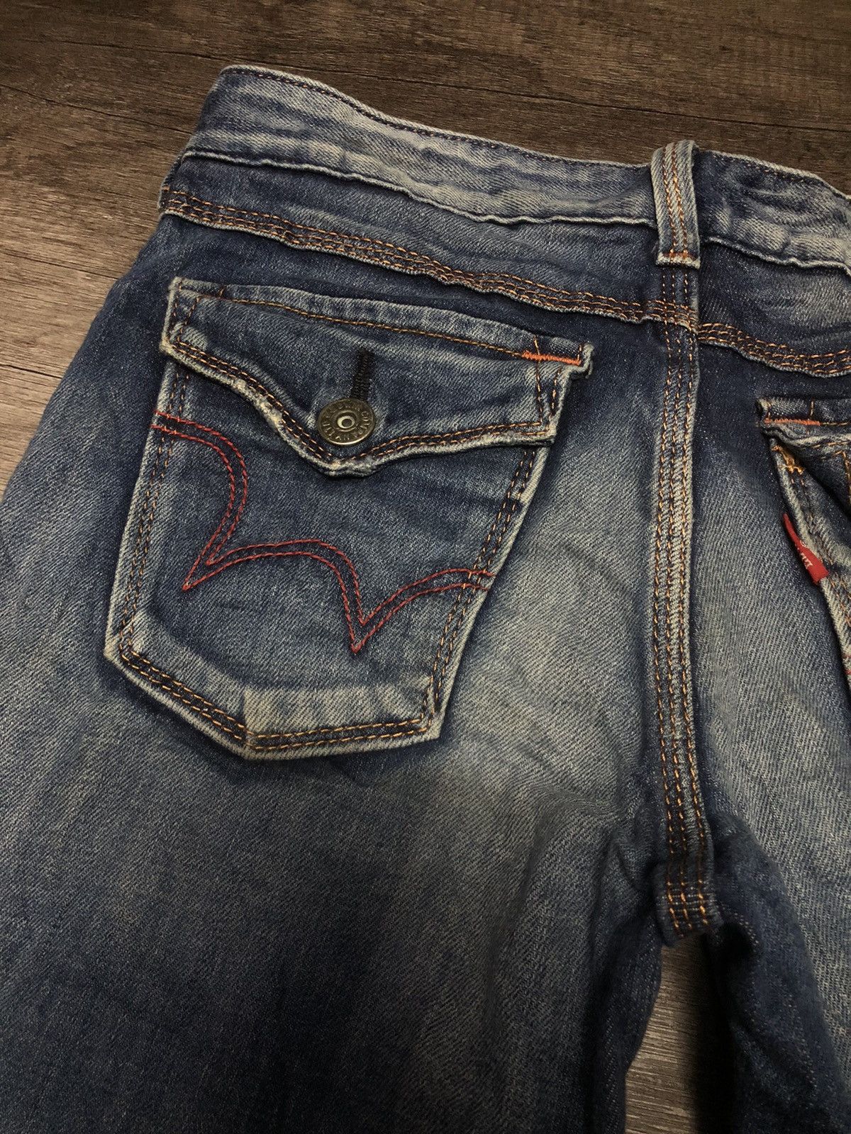 Edwin × Vintage VINTAGE EDWIN BLUE TRIP SELVEDGE DENIM Size 30" / US 8 / IT 44 - 11 Thumbnail