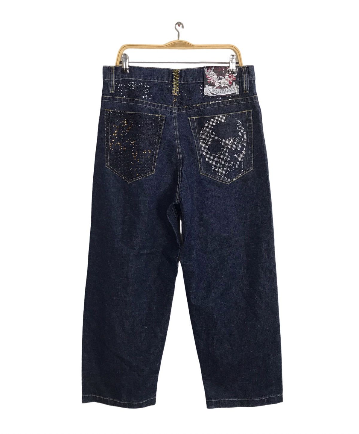 Skategang × Skulls × Southpole South Pole Indigo Denim Jeans Skategang × Skulls × Southpole South Pole Indigo Denim Jeans
