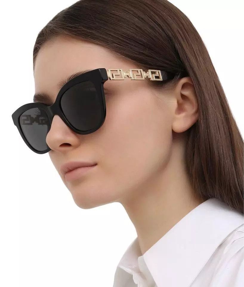 Versace NEW VERSACE VE4394-GB187 Black Gold Size ONE SIZE - 1 Thumbnail