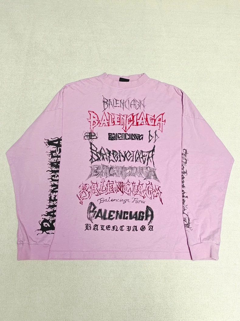 Balenciaga Balenciaga 24 SS DIY mental year of the dragon graffiti lon Size US L / EU 52-54 / 3 - 1 Thumbnail