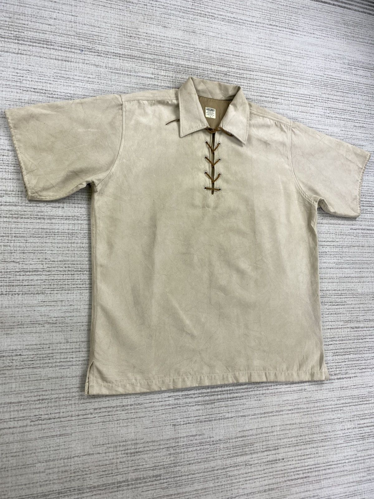 Designer × Japanese Brand × Vintage Vintage Mulholland Men’s Tops Retro Casual Shortsleeve Shirt Size US M / EU 48-50 / 2 - 3 Thumbnail