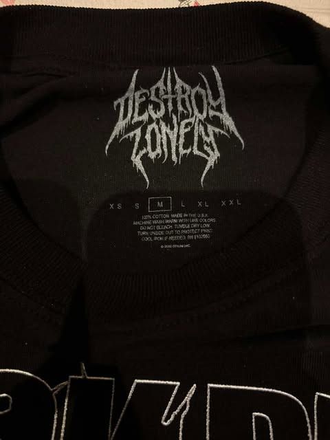 Destroy Lonely Destroy Lonely Antagonist Long Sleeve (Merch) Size US M / EU 48-50 / 2 - 4 Thumbnail