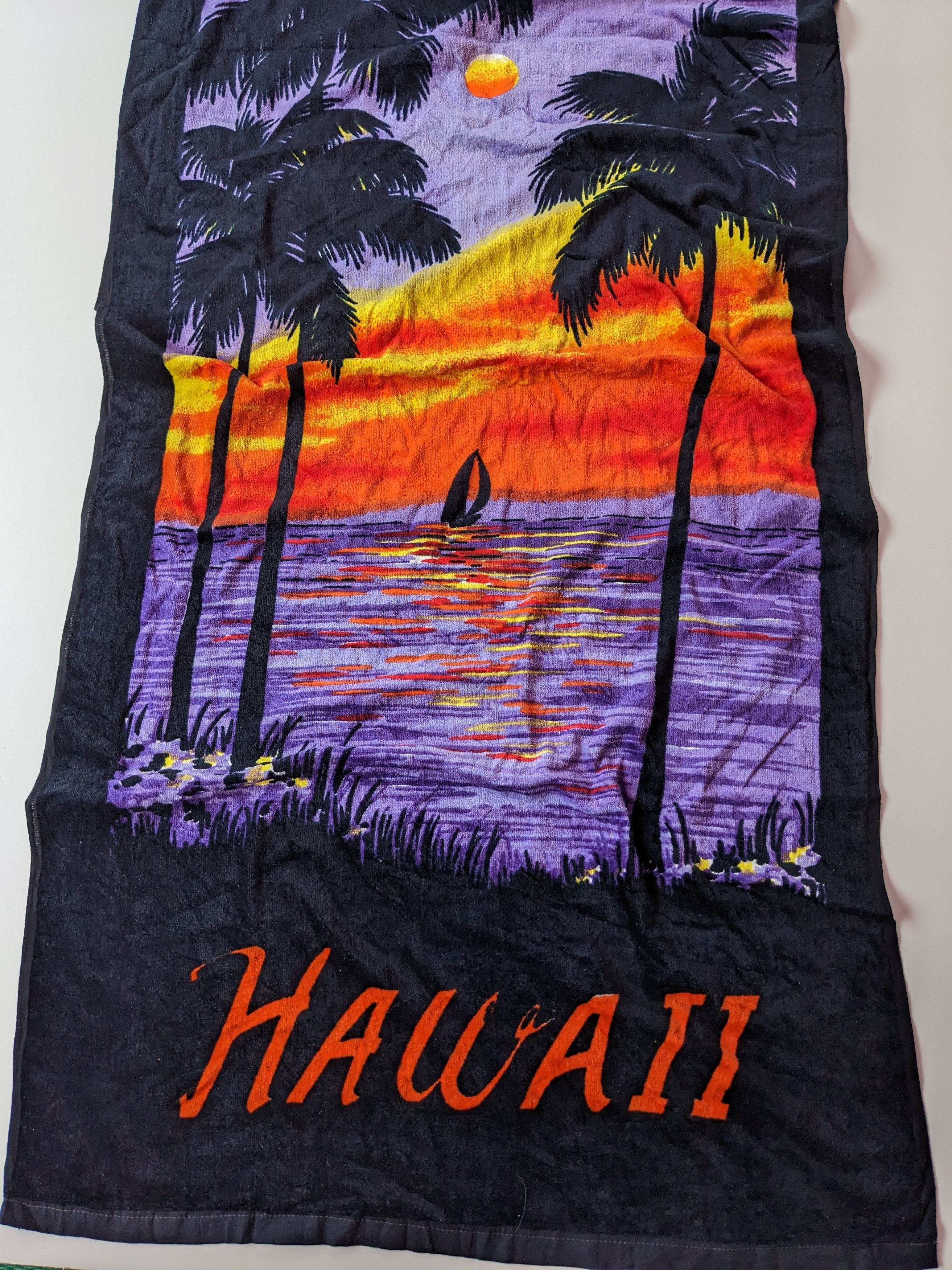 Vintage Vintage Hawaii towel Size ONE SIZE - 2 Thumbnail