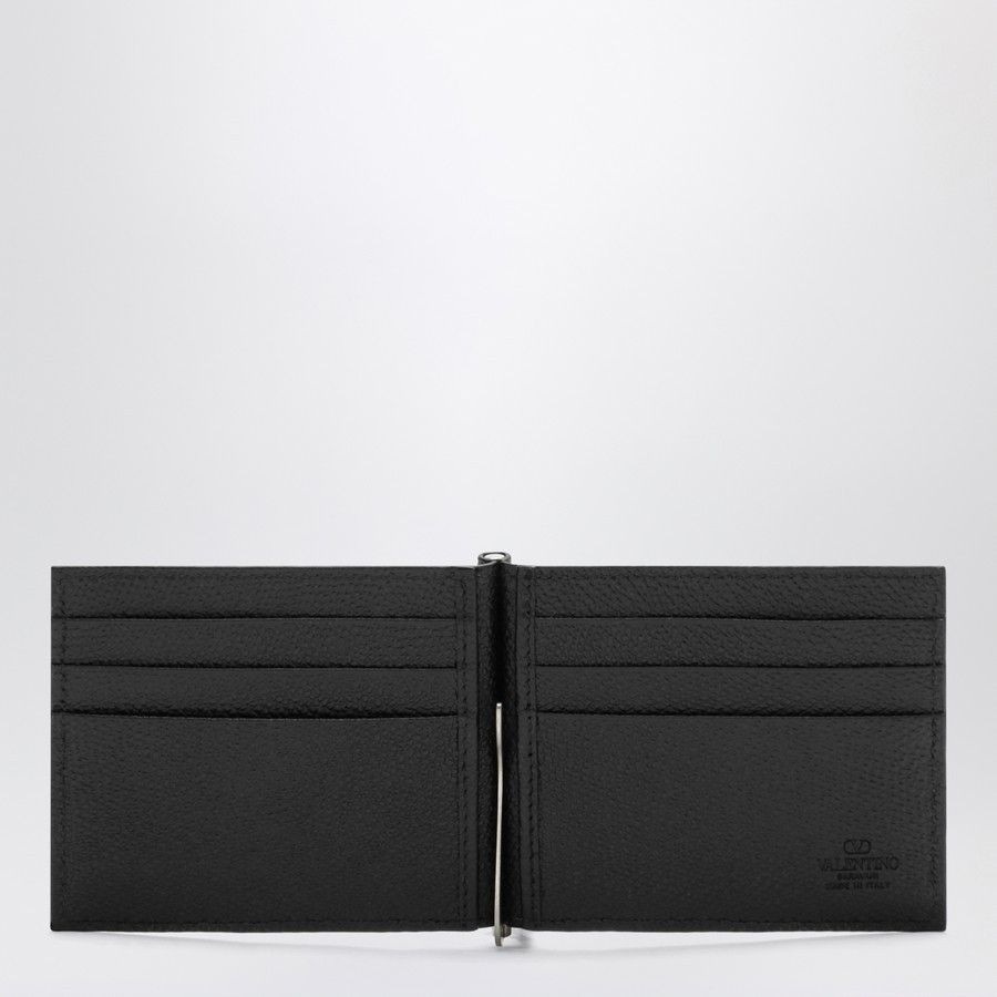 Valentino o1d2blof1025 Size: OS / Bi-fold V Logo Wallet in Black Size ONE SIZE - 3 Thumbnail