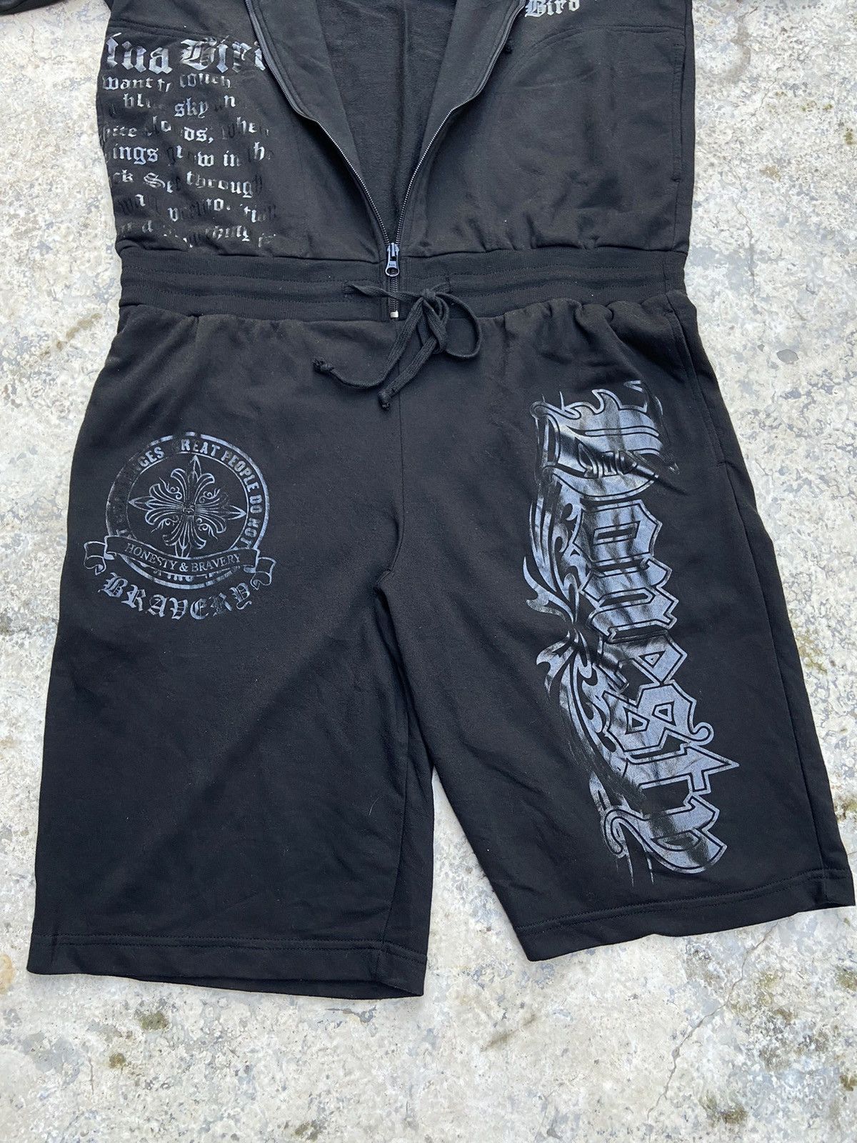 If Six Was Nine 💥 binding over 💥M.beard overal short pant with hoodie ifsix Size US XL / EU 56 / 4 - 13 Thumbnail