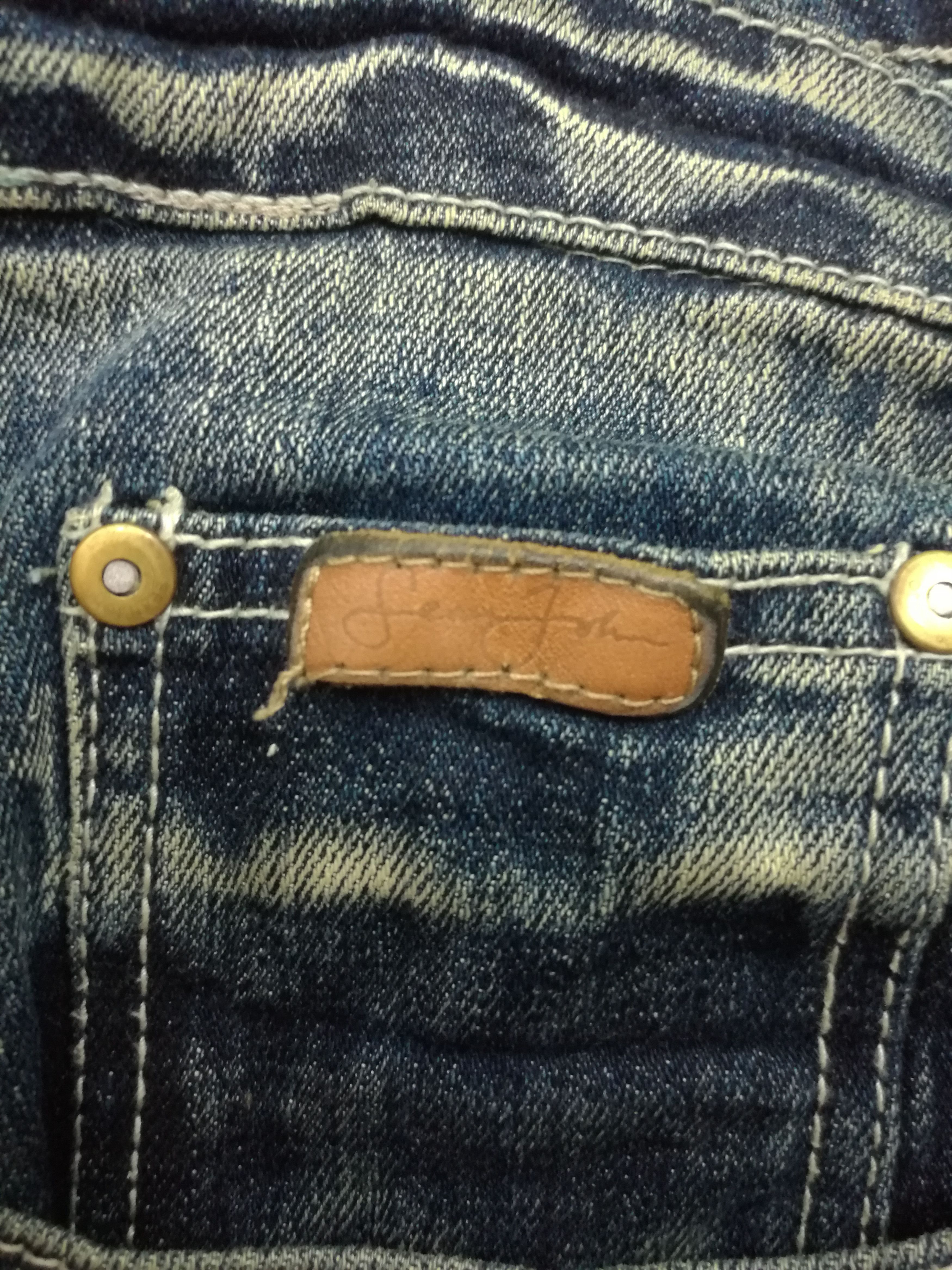 Sean John Sean John Big Logo Distressed Design Jeans Rusty Blue Denim Size US 34 / EU 50 - 11 Thumbnail