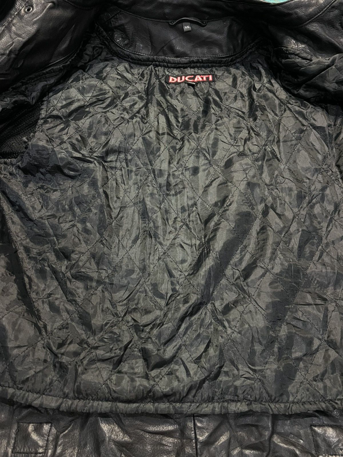 Ducati Vintage Ducati Meccanica Bologna Leather Motorcycle Jacket Size US L / EU 52-54 / 3 - 12 Thumbnail