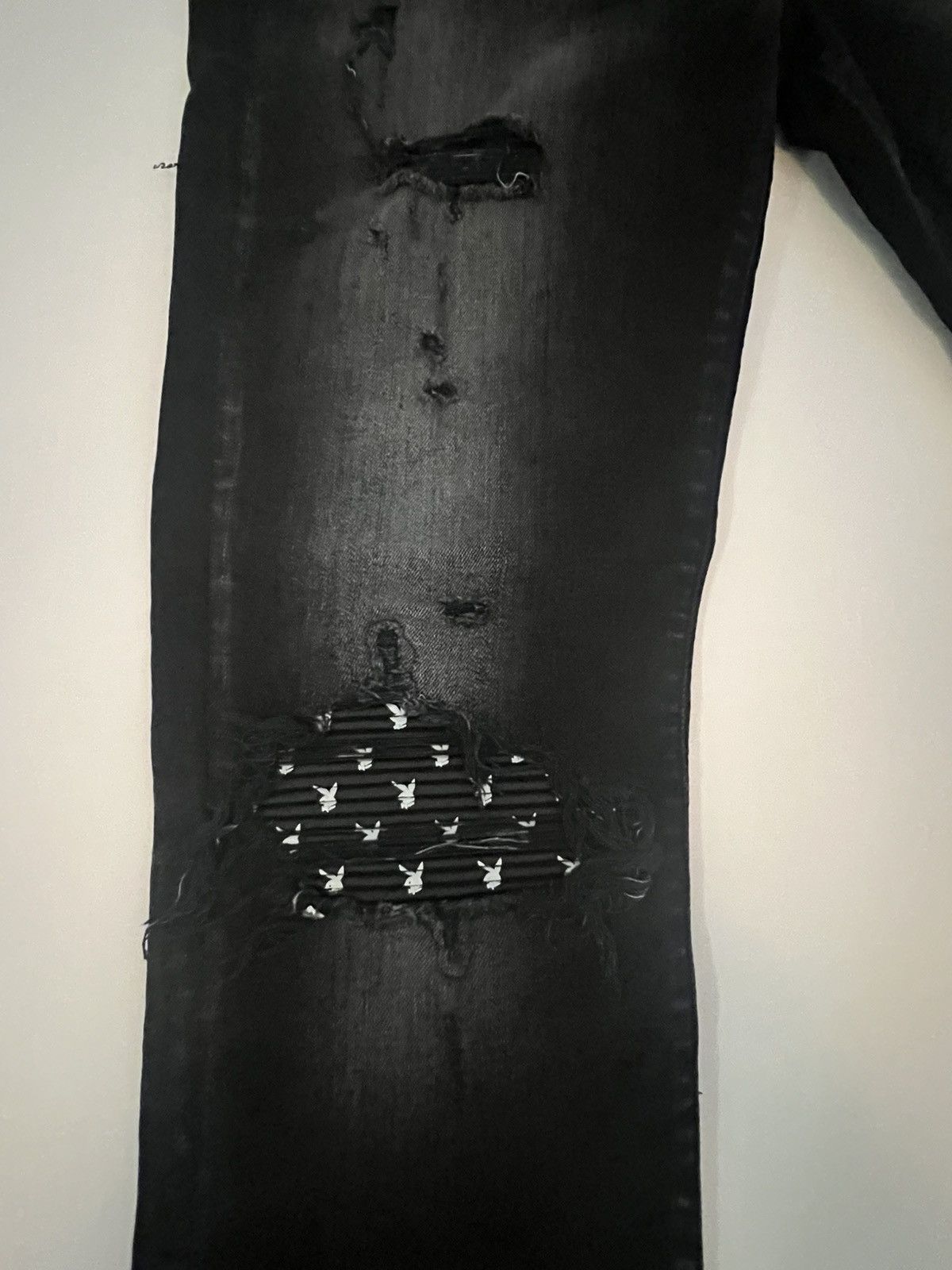 Amiri × Playboy Black Amiri playboy MX1 jeans Size US 34 / EU 50 - 3 Thumbnail