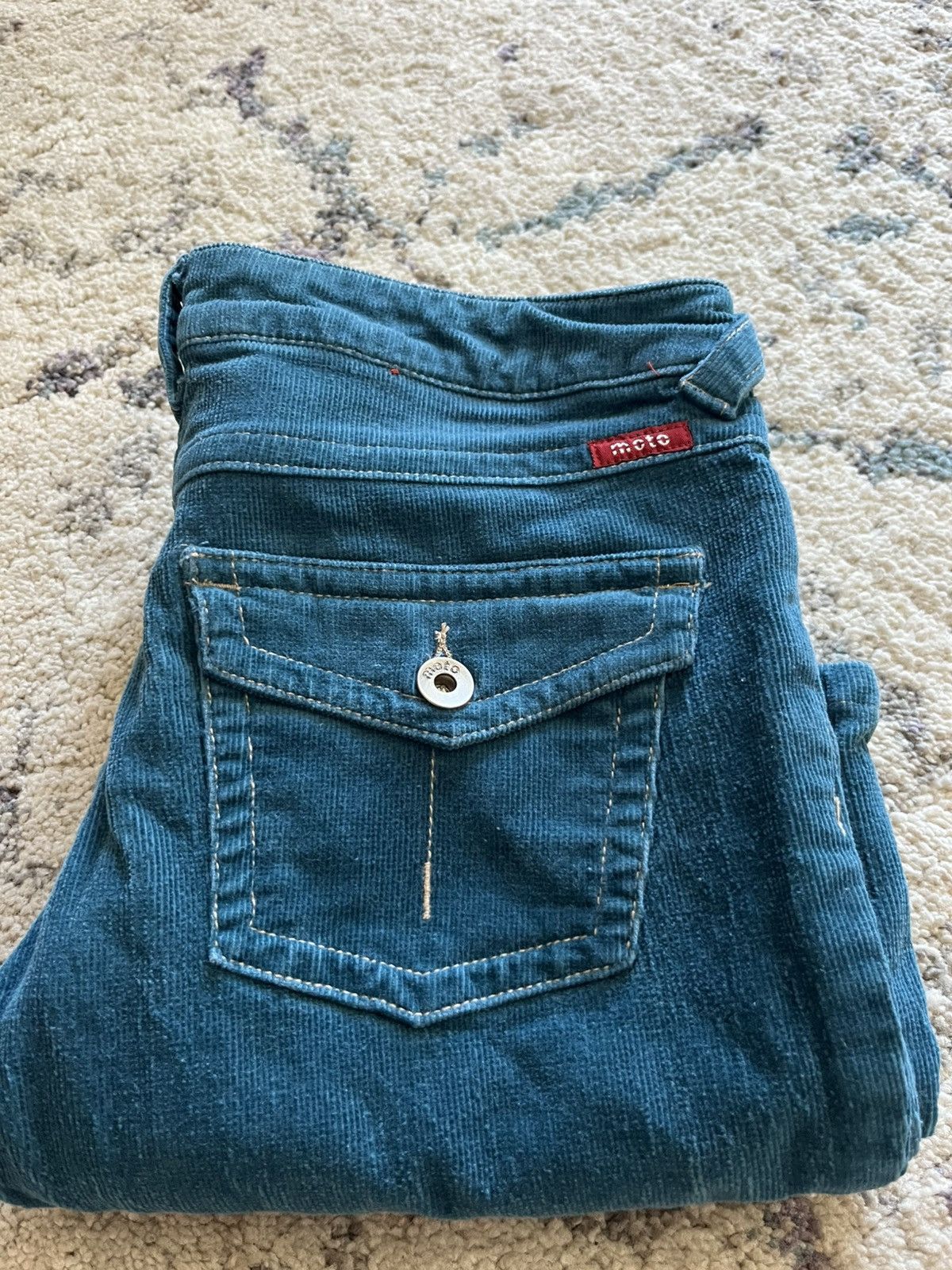 Vintage Vintage Corduroy Pants Size 27" / US 4 / IT 40 - 3 Thumbnail