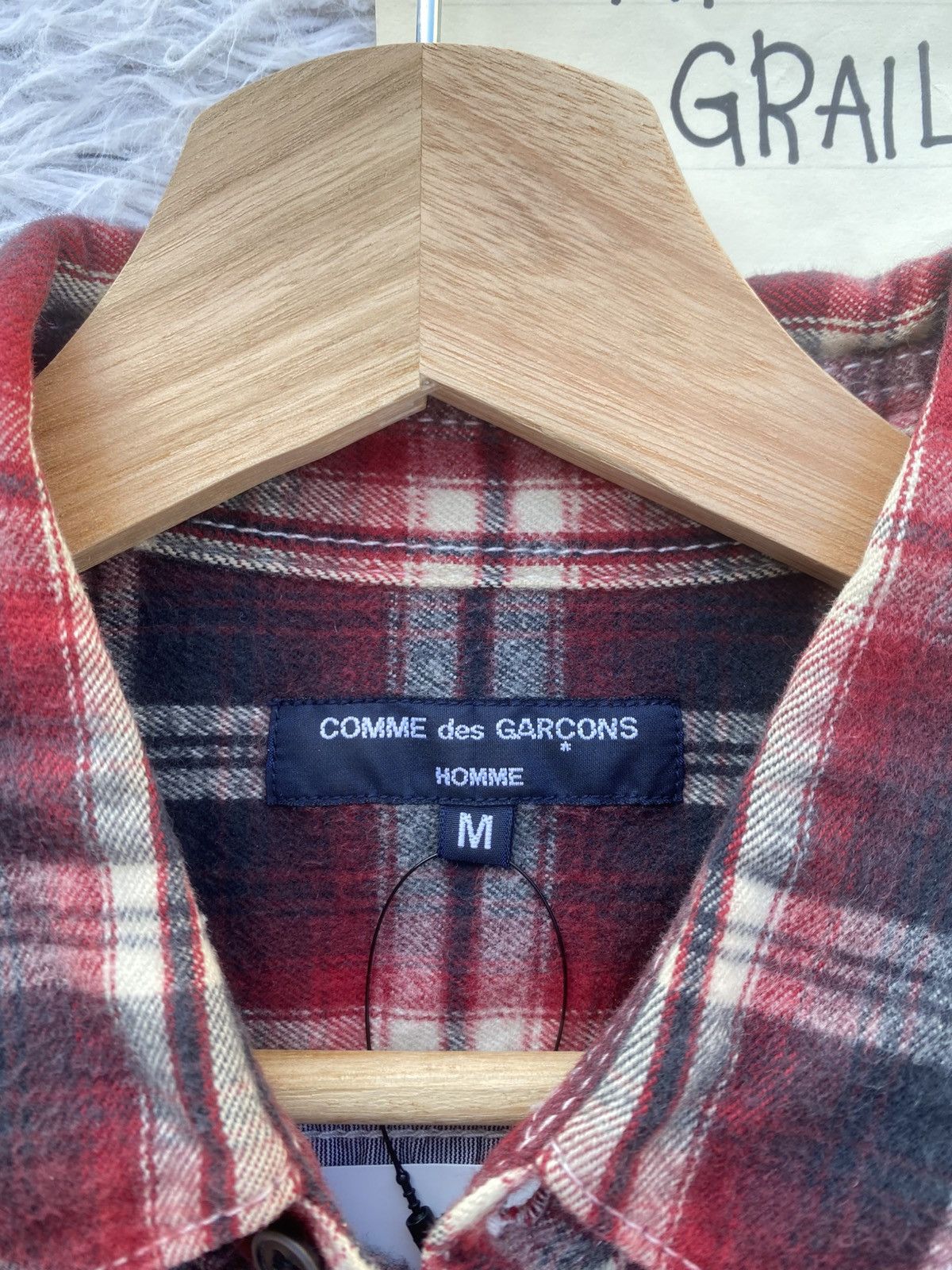 Comme des Garcons Homme Rare Comme Des Garcons Homme Longsleeve Flannel Size US M / EU 48-50 / 2 - 10 Thumbnail