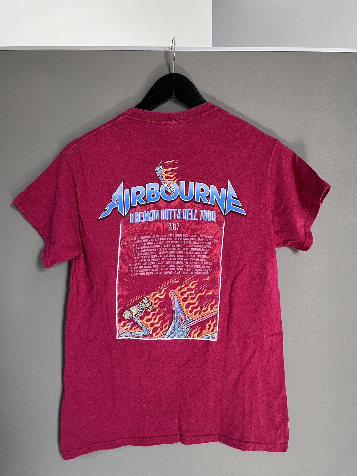 Band Tees AIRBORNE Band Breakin Outta Hell Tour T-shirt Size US S / EU 44-46 / 1 - 7 Thumbnail