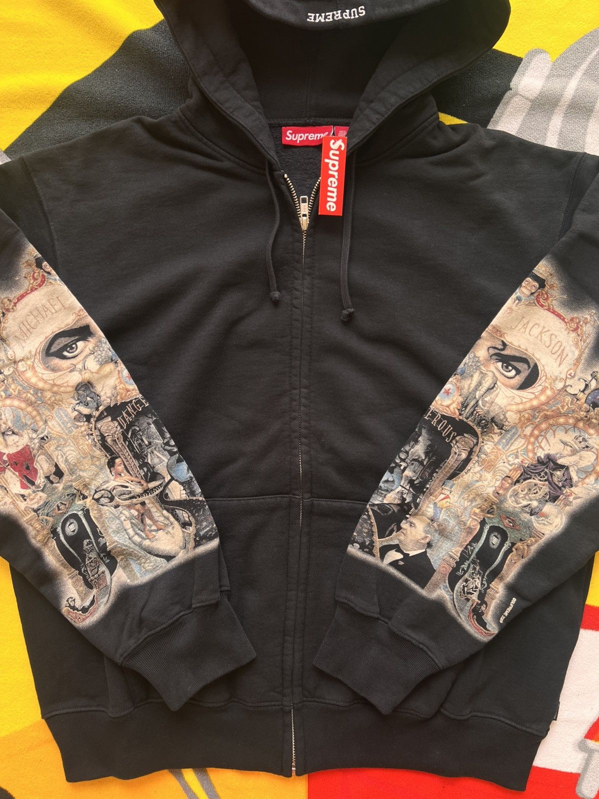 Supreme Supreme Michael Jackson Dangerous Zip Up Hooded Sweatshirt Size US XL / EU 56 / 4 - 19 Thumbnail