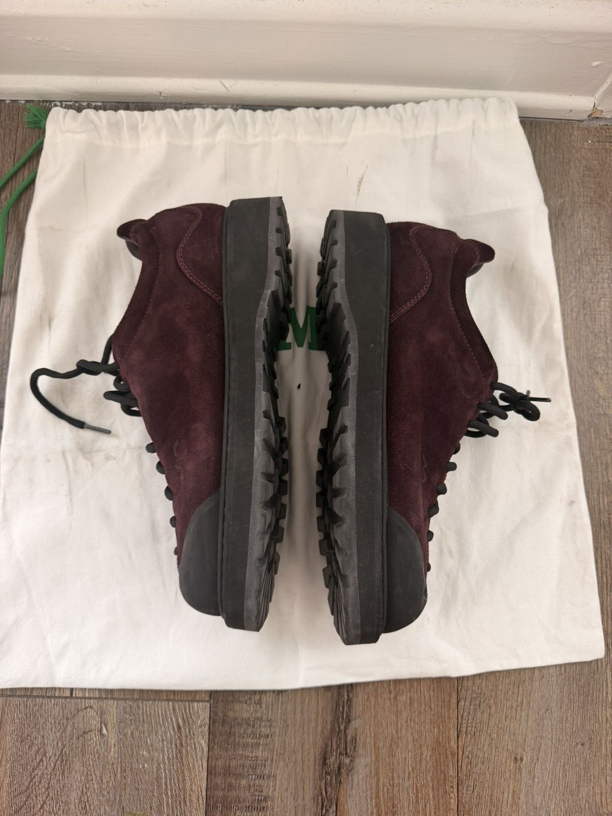 Diemme DIEMME AMPEZZO BURGUNDY SUEDE LOW BOOTS Size US 8 / EU 41 - 8 Thumbnail