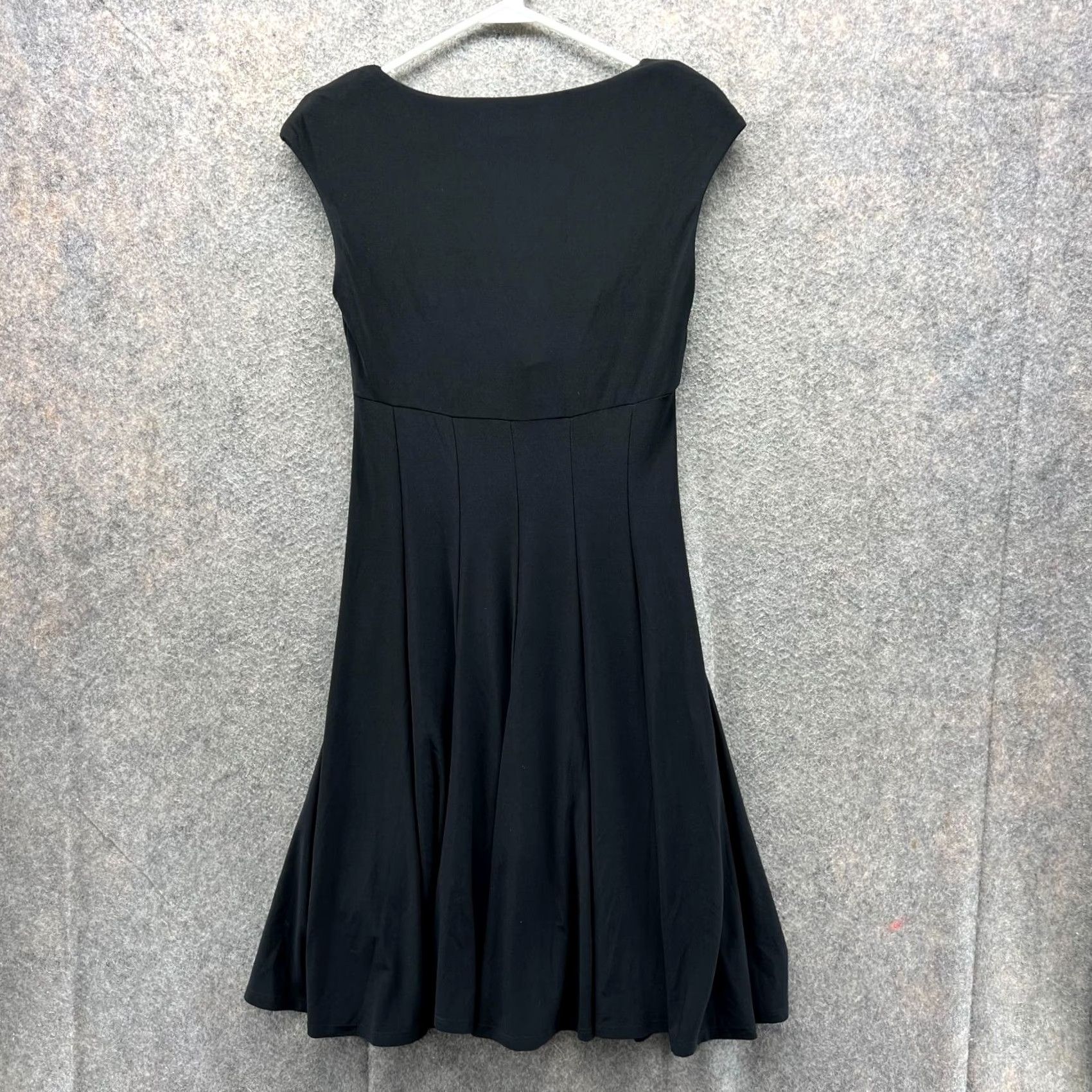 Ralph Lauren VINTAGE? No - Lauren Ralph Lauren Dress Women 4 Ladies Black Sleeveless Polyester A line Size S / US 4 / IT 40 - 2 Thumbnail