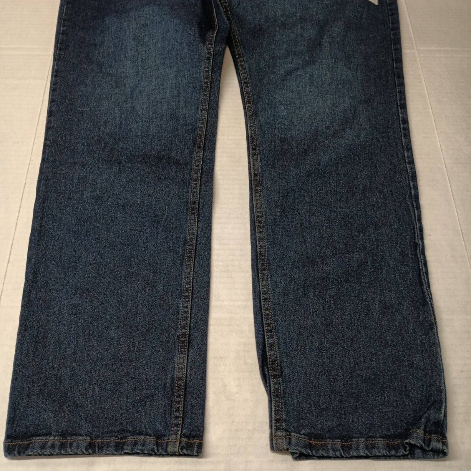 Lee Lee Straight Leg Jeans Men's 42x34 Night Shade Relaxed Blue Size US 42 / EU 58 - 4 Thumbnail