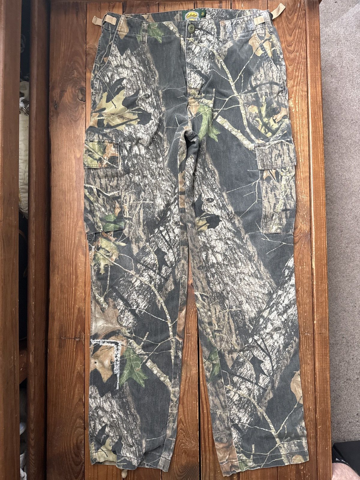 Cabelas Vintage Cabelas Real Tree Mossy Oak Camo Cargo Pants Size US 32 / EU 48 - 1 Thumbnail