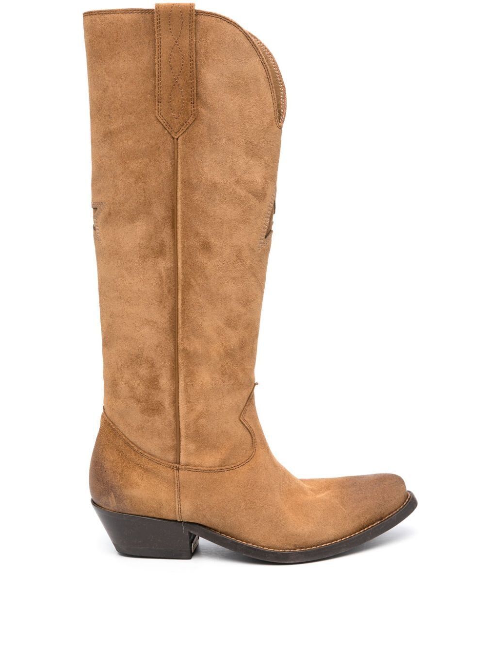image of Golden Goose Western Boots Size 37 in Brown, Women's
