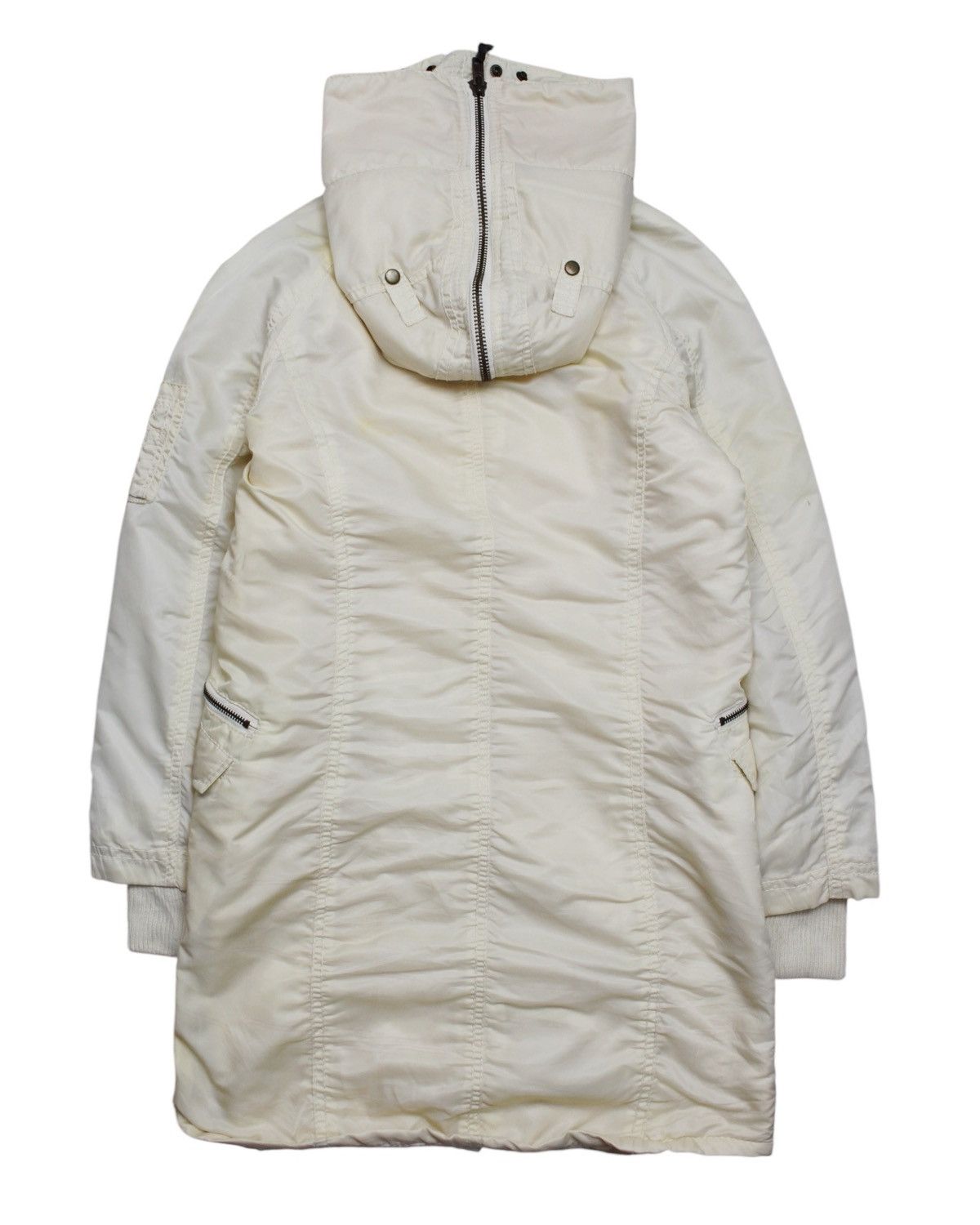 GOA 2000S GOA JAPAN IVORY HOODED FISHTAIL PARKA SHERPA LINED Size US S / EU 44-46 / 1 - 2 Thumbnail