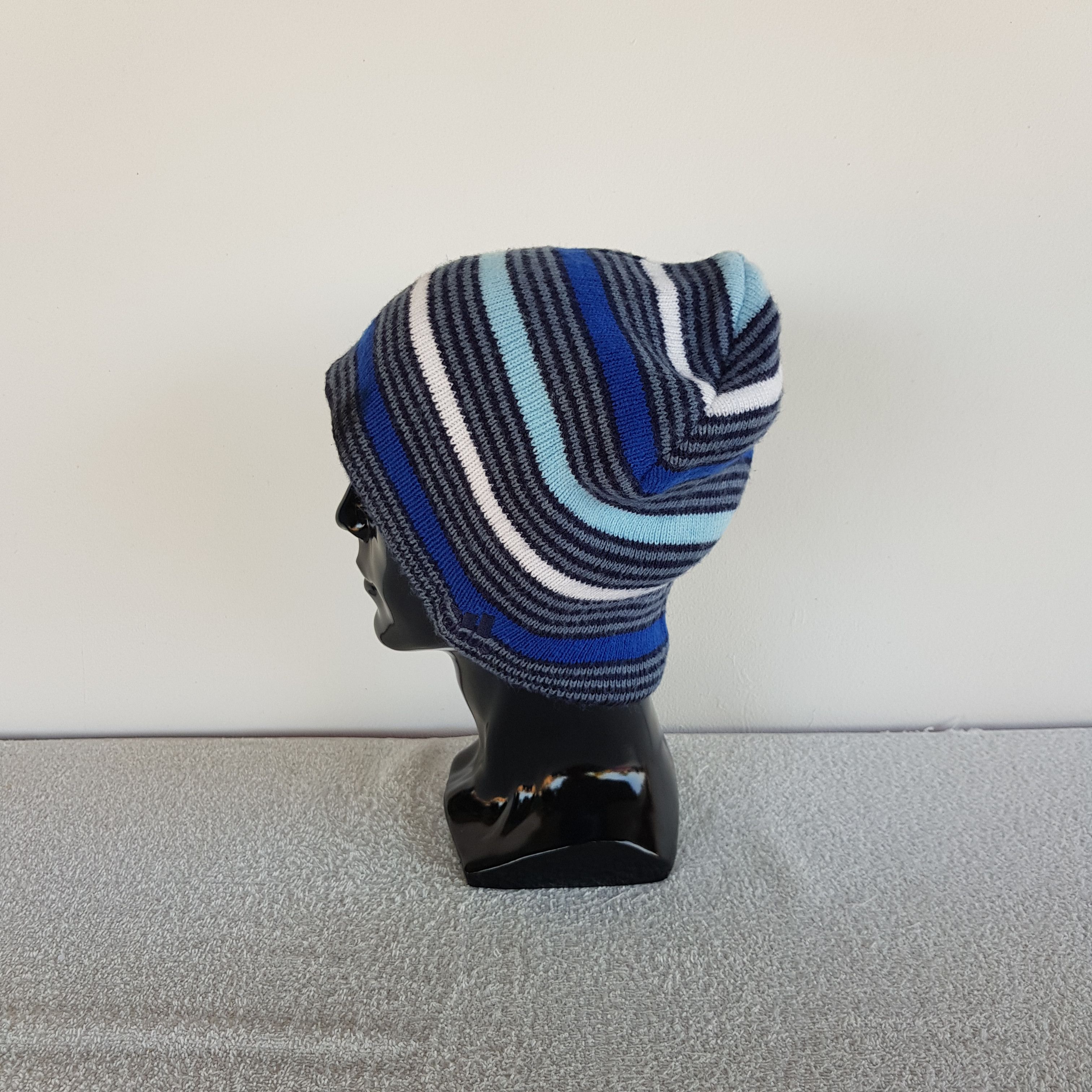 Adidas Vintage Adidas Beanie 90s Knitted Slouchy Snow Caps Hats Size ONE SIZE - 4 Thumbnail