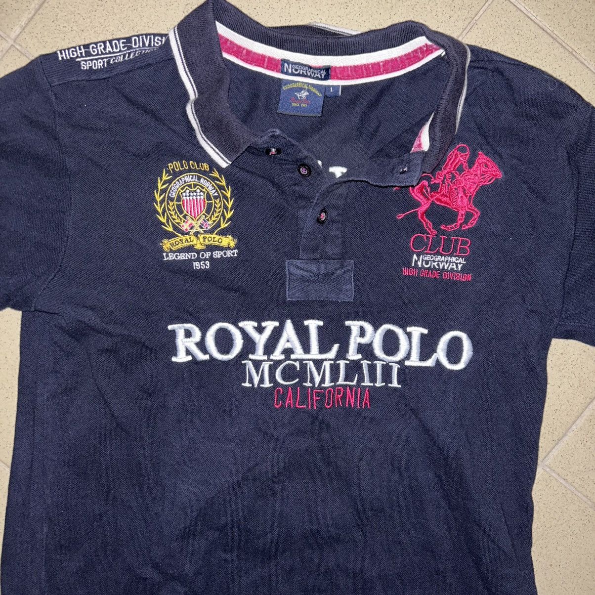 Polo Ralph Lauren Geographical Norway Royal Polo Shirt Money Streetwear Size US L / EU 52-54 / 3 - 2 Thumbnail