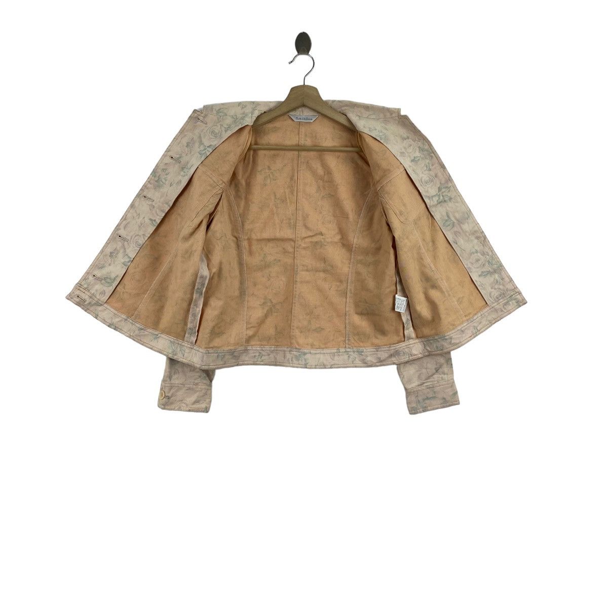 Japanese Brand RUE DE BAC Japanese Brand Floral Overprint Blazer Coat Size M / US 6-8 / IT 42-44 - 3 Thumbnail