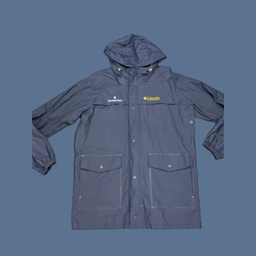 Rains VINTAGE Columbia Jacket Mens Small Racing Chevy GM Goodwrench Rain Coat Size US S / EU 44-46 / 1 - 1 Thumbnail