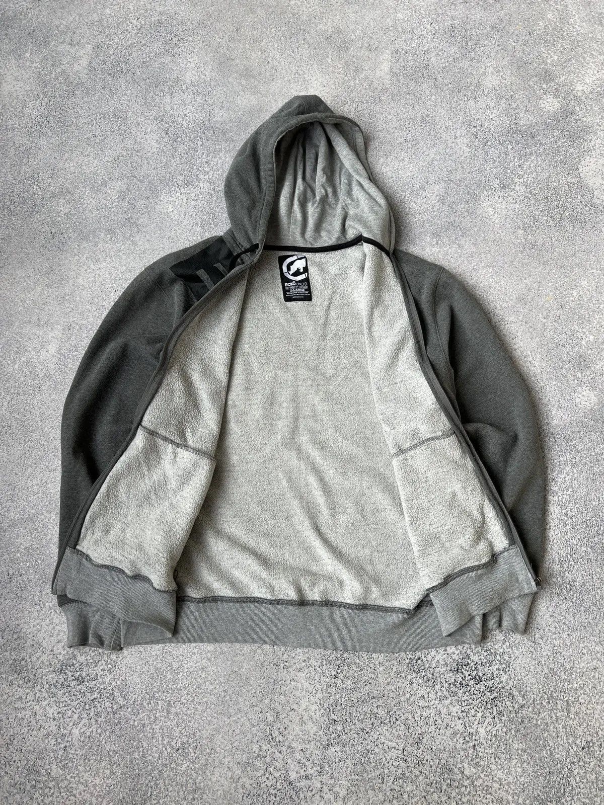 Ecko Unltd. × Vintage Vintage Ecko Unltd Big logo zip hoodie rap sk8 style Size US XL / EU 56 / 4 - 5 Thumbnail