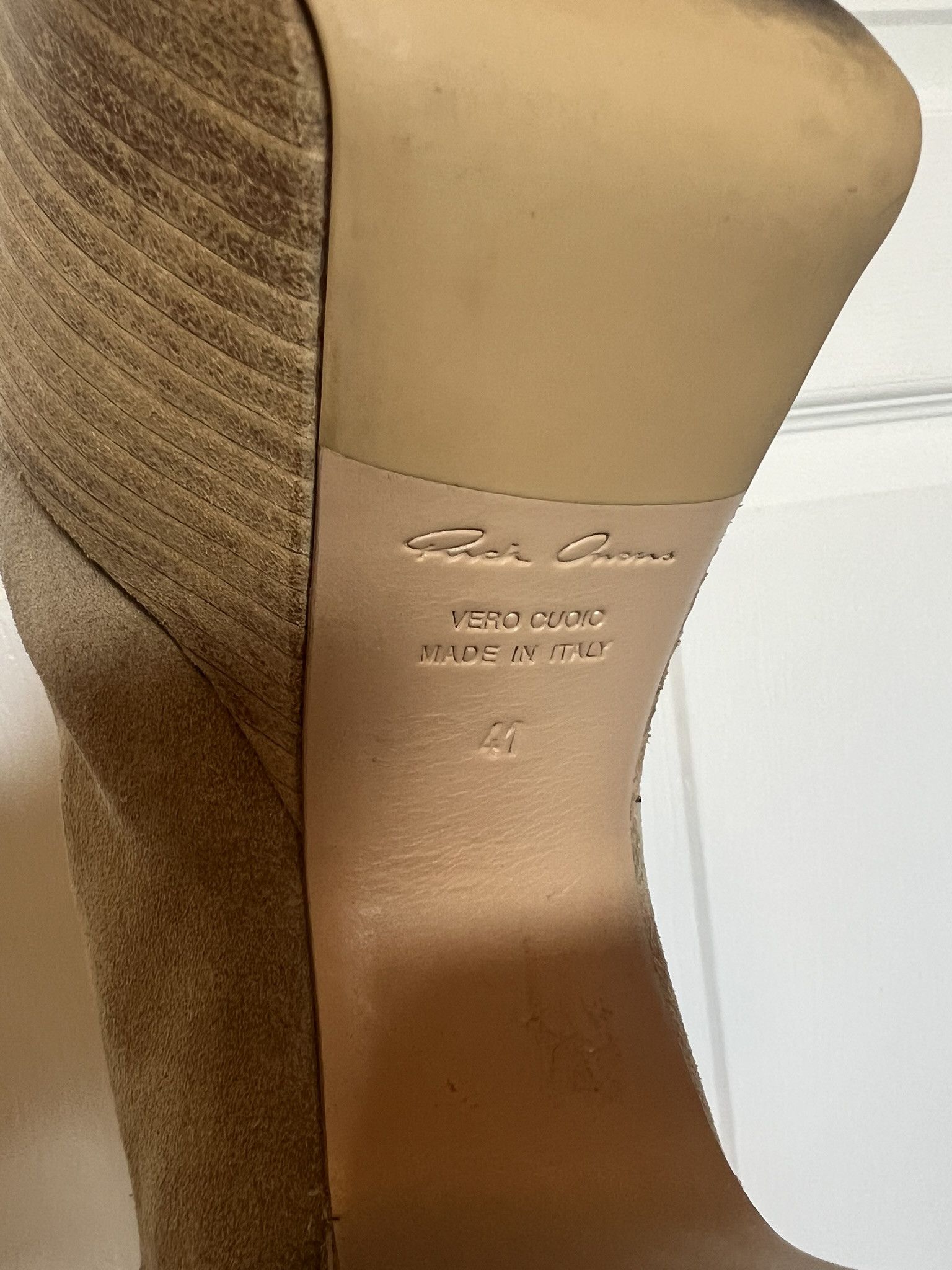 Rick Owens Rick Owens FW19 Suede Grilled Kiss Boots sz 41 Size US 8 / EU 41 - 6 Thumbnail