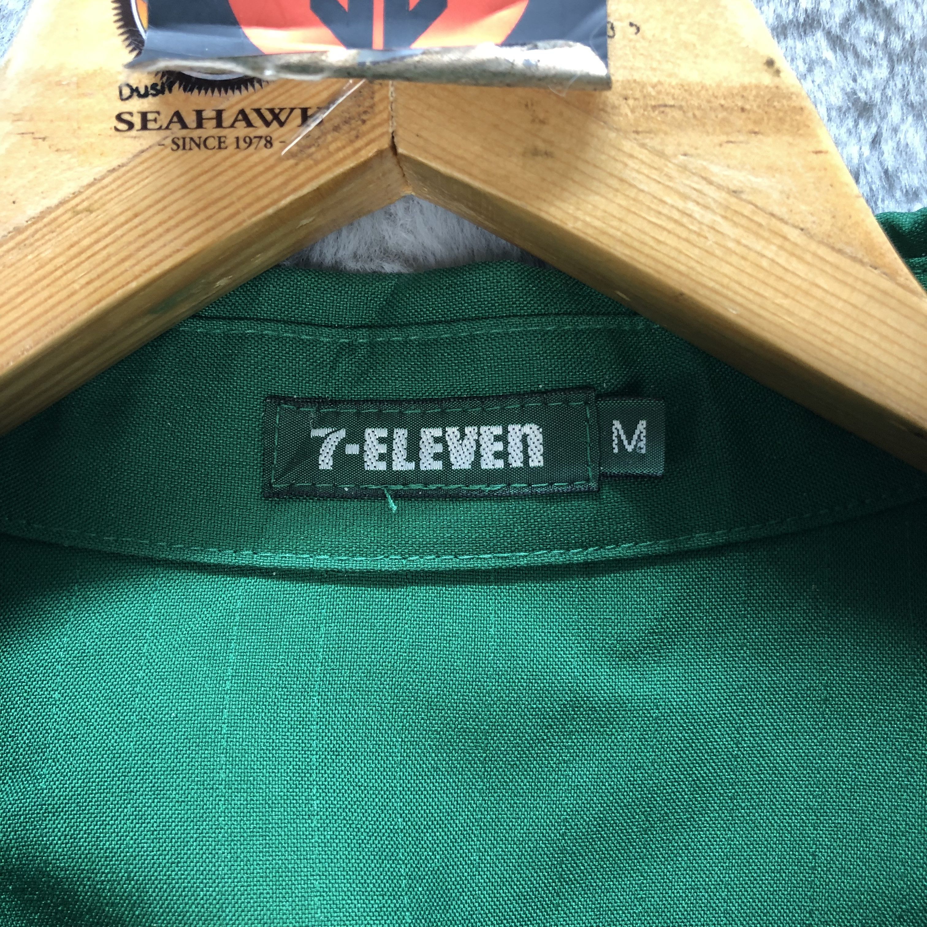 Japanese Brand 7 ELEVEN GREEN LONG SLEEVE UNIFORM JACKET #7324-129 Size US M / EU 48-50 / 2 - 6 Thumbnail