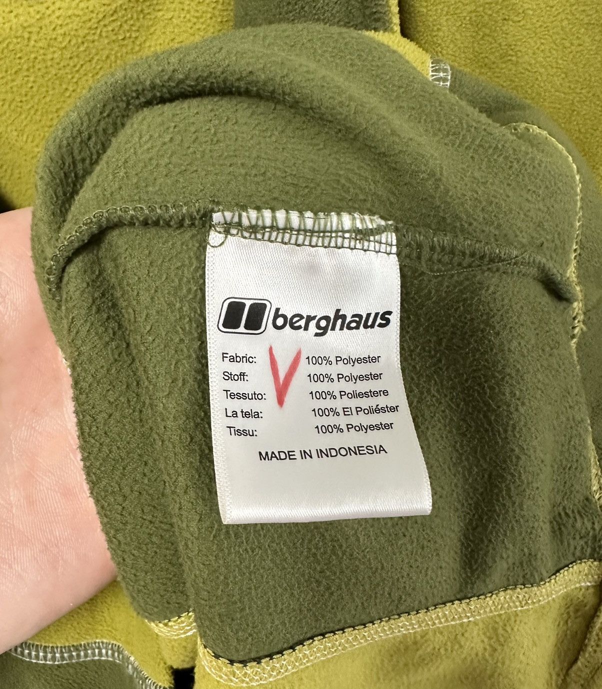 Berghaus Berghaus Fleece Pullover Khaki Green Size S Perfect Conditio Size US S / EU 44-46 / 1 - 7 Thumbnail