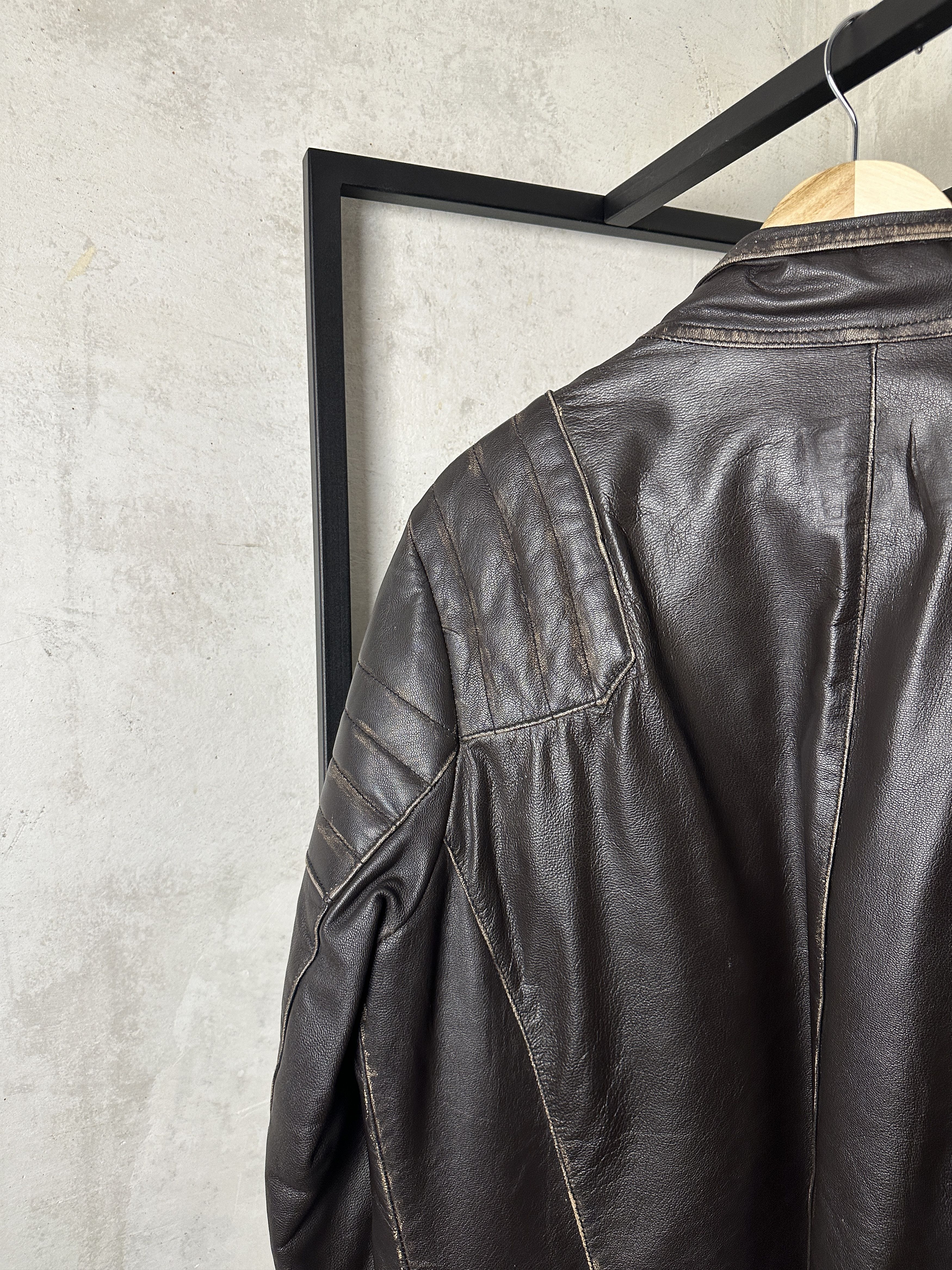 Asos ASOS Biker REAL Leather Jacket Size US L / EU 52-54 / 3 - 7 Thumbnail