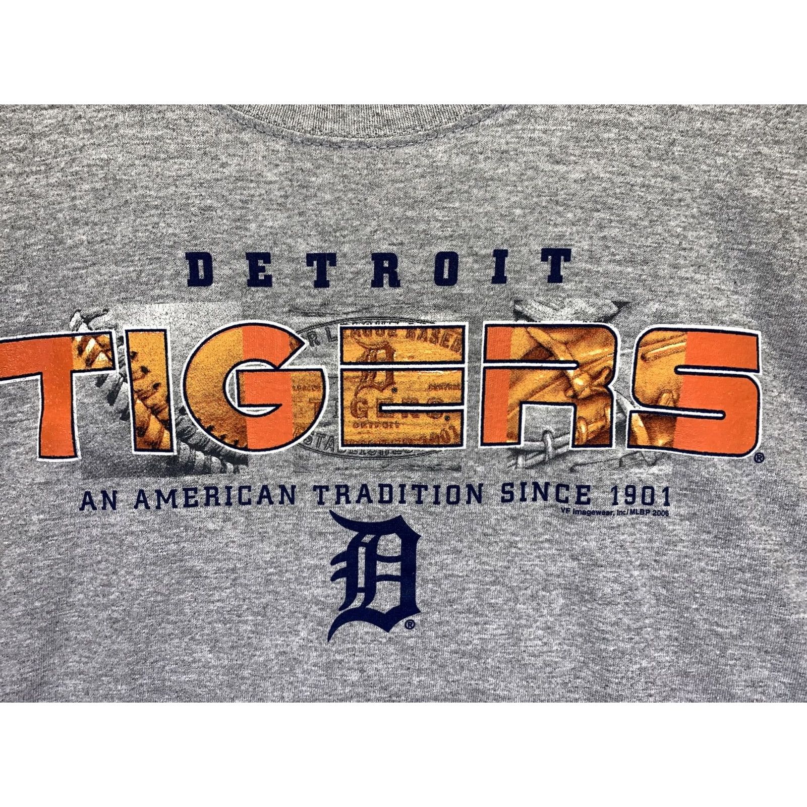 Vintage VINTAGE CSA Detroit Tigers 2006 Mens Cutoff Sleeves Shirt L Gray Cotton Blend T-Shirt Sports Men -9458 Size US L / EU 52-54 / 3 - 4 Thumbnail