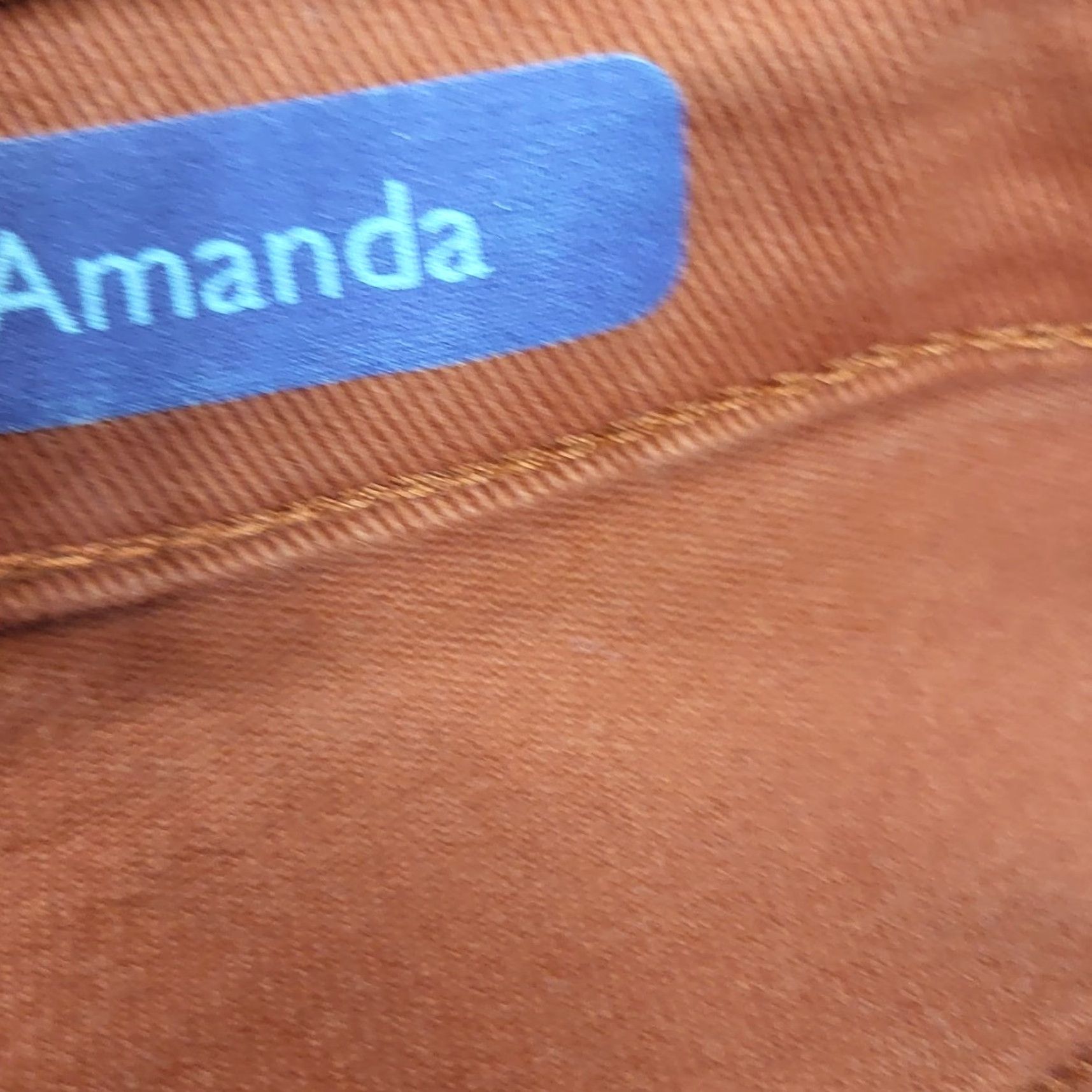 Gloria Vanderbilt Gloria Vanderbilt Amanda Womens Plus Size 24W Rust Orange Stretch Jeans Pants Denim Long Inseam 29” Straight Size 42" / US 20 - 5 Thumbnail