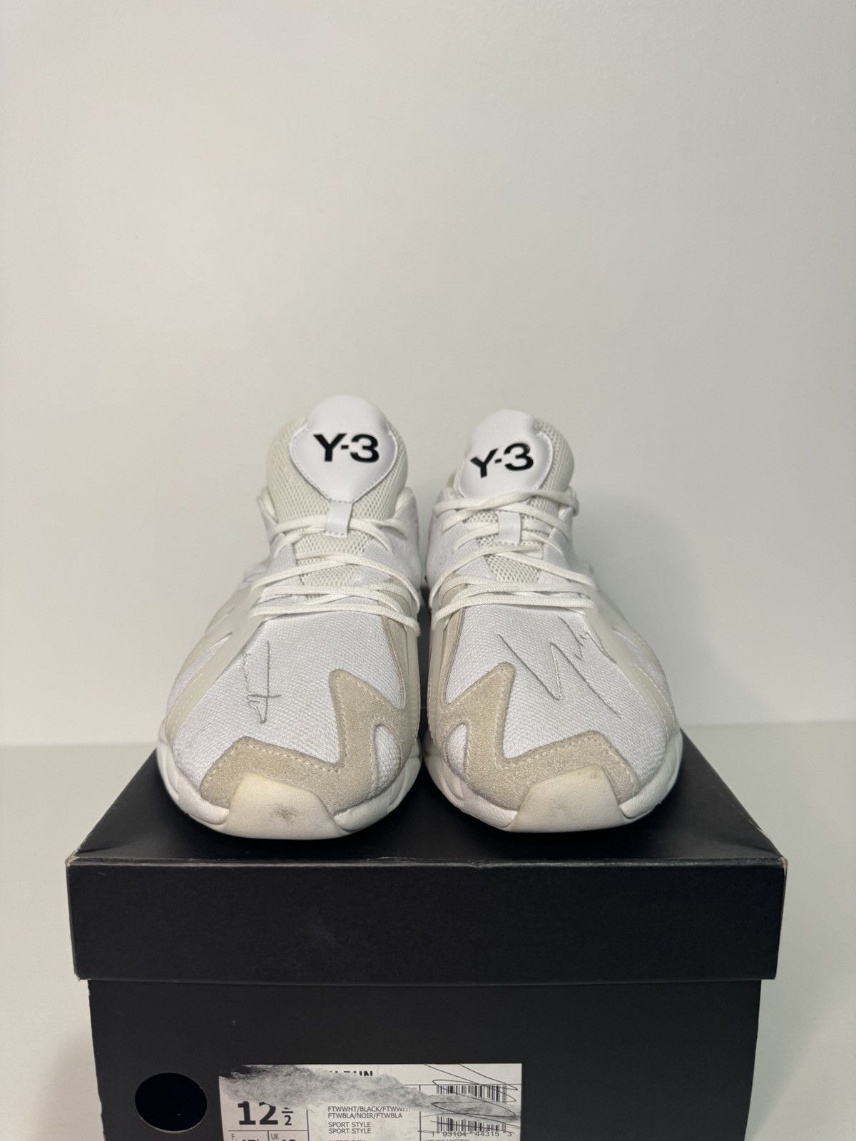 Adidas Y-3 Kaiwa Triple White SZ 8 Gently Worn 1x w/ Box Size US 8 / EU 41 - 2 Thumbnail