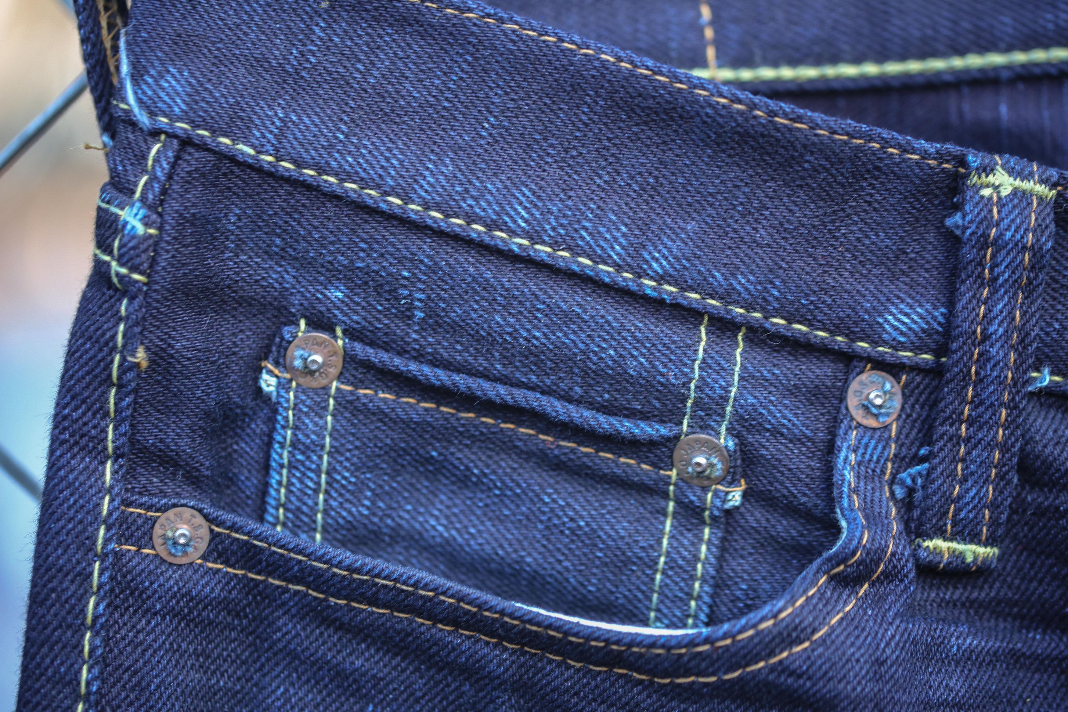 The Strike Gold SG5009ID (Double Indigo)- 15.5oz Size US 32 / EU 48 - 6 Thumbnail